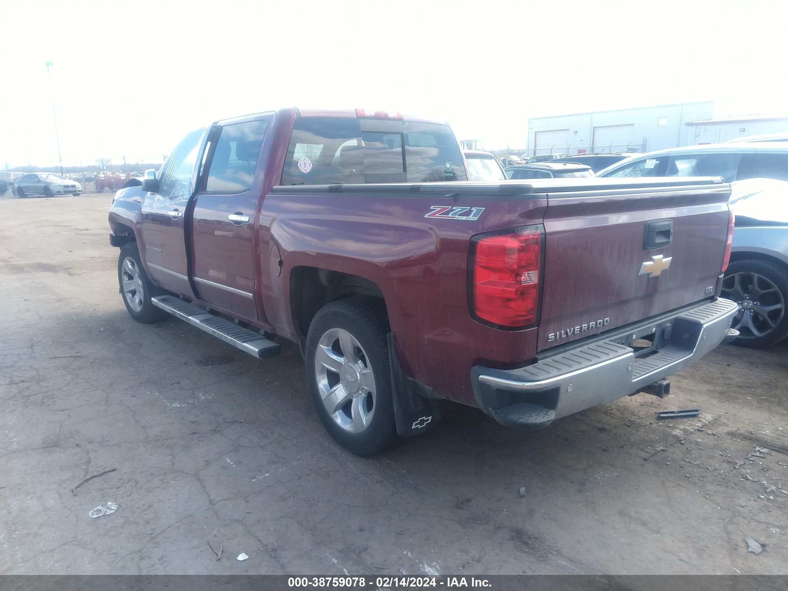 2014 Chevrolet Silverado 1500 2Lz vin: 3GCUKSEC4EG125399