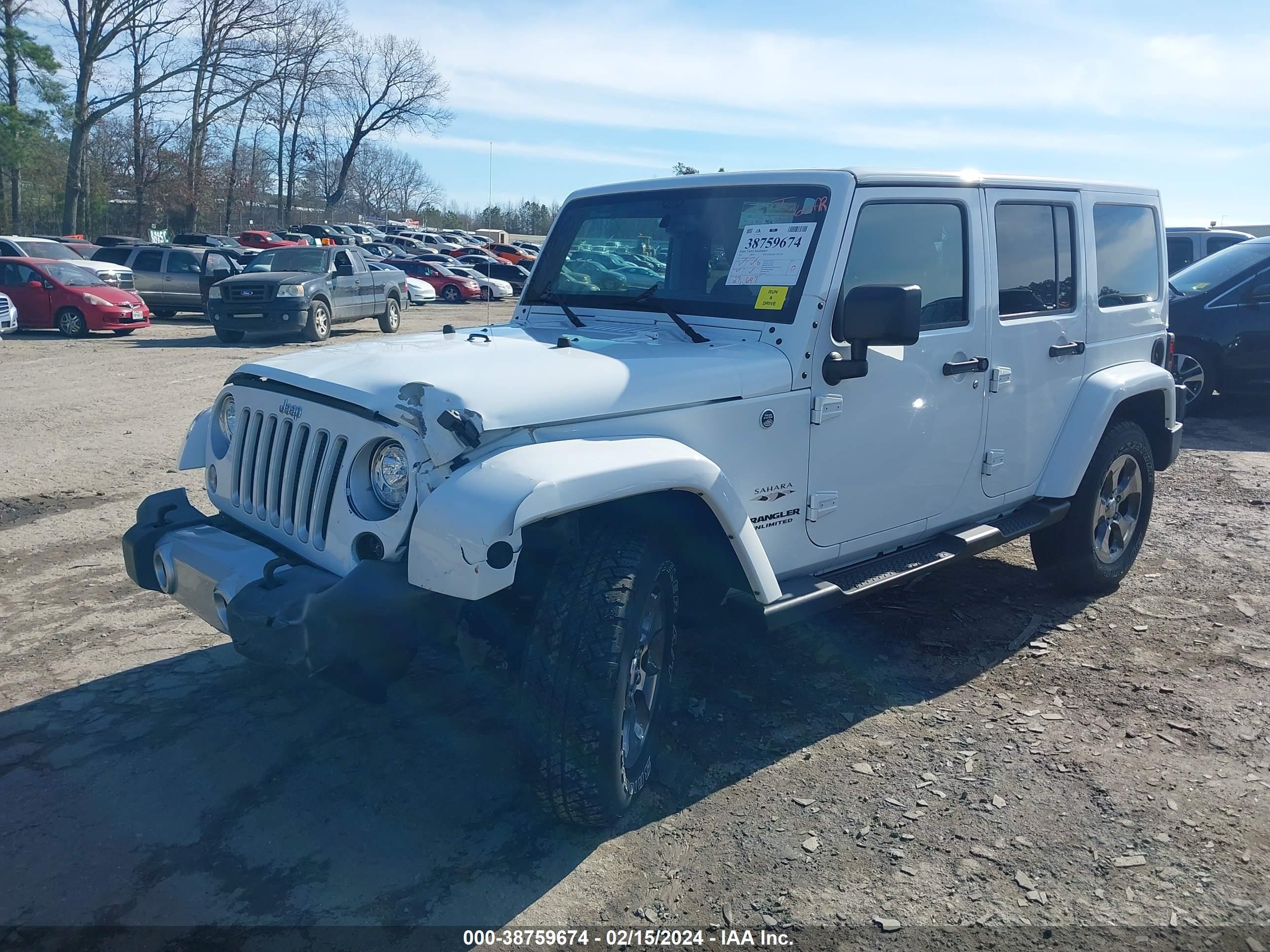 2017 Jeep Wrangler Unlimited Sahara 4X4 vin: 1C4BJWEG1HL689667