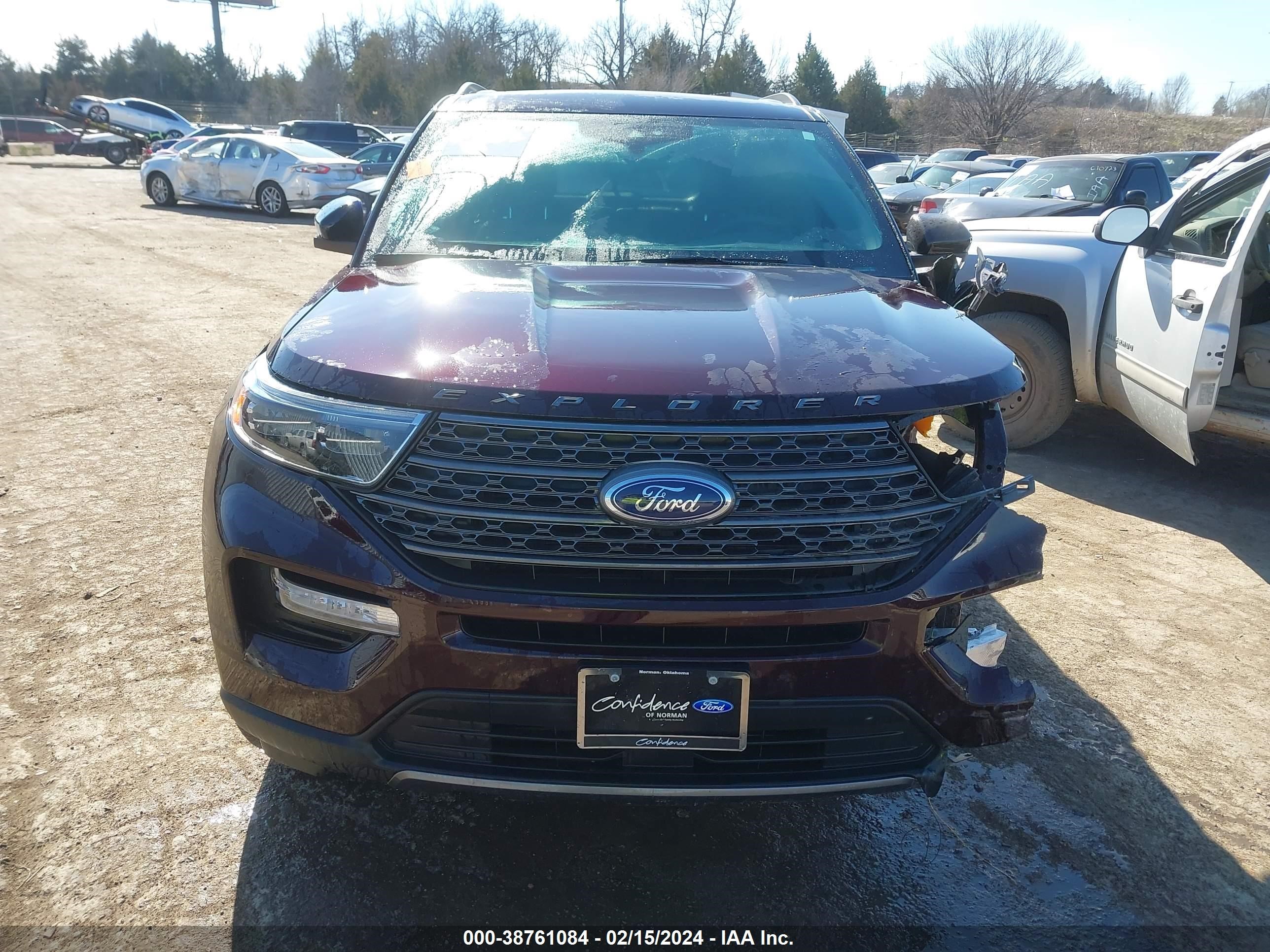 2022 Ford Explorer Xlt vin: 1FMSK7DH8NGC39463