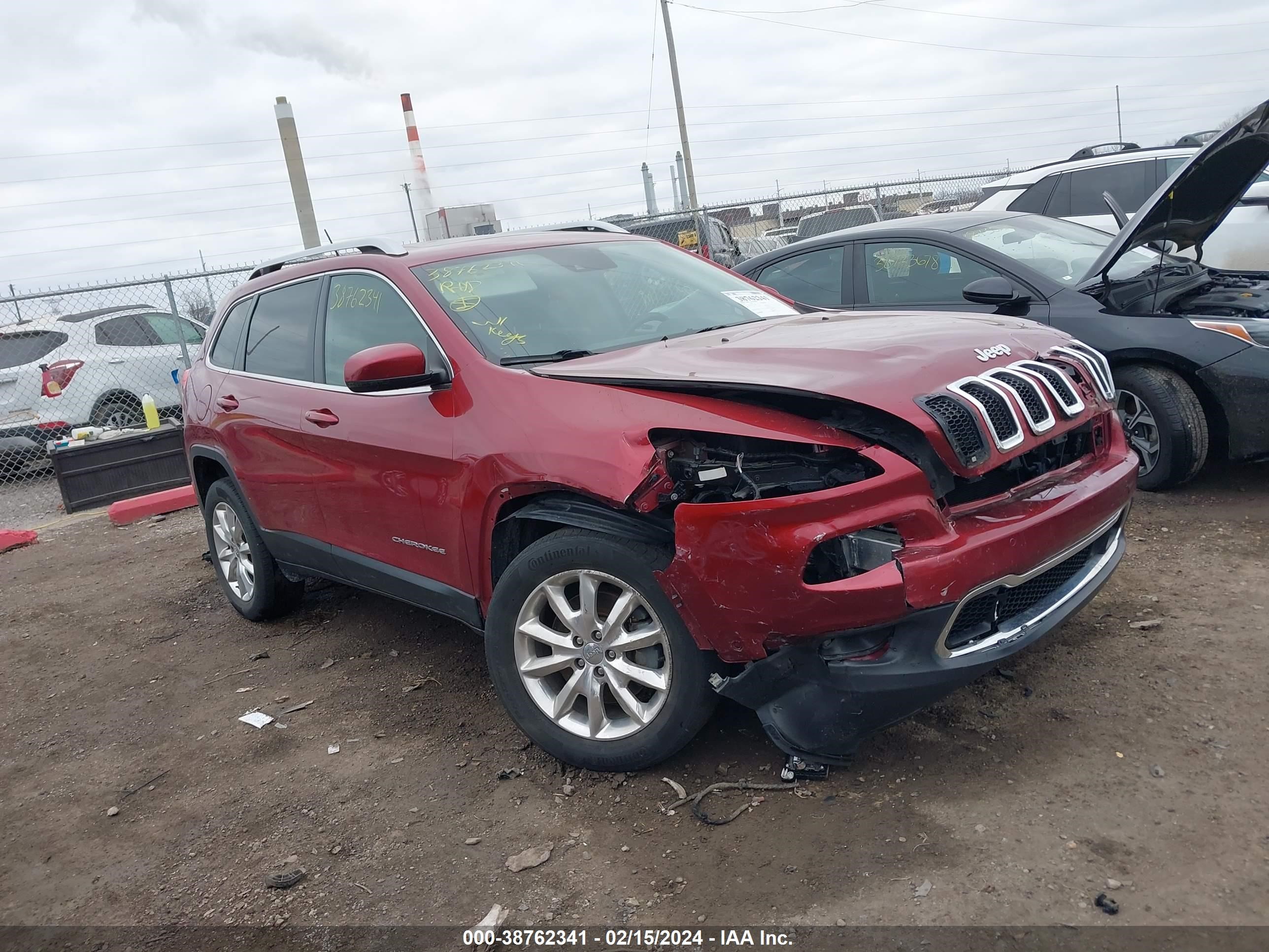 2015 Jeep Cherokee Limited vin: 1C4PJMDS1FW758885