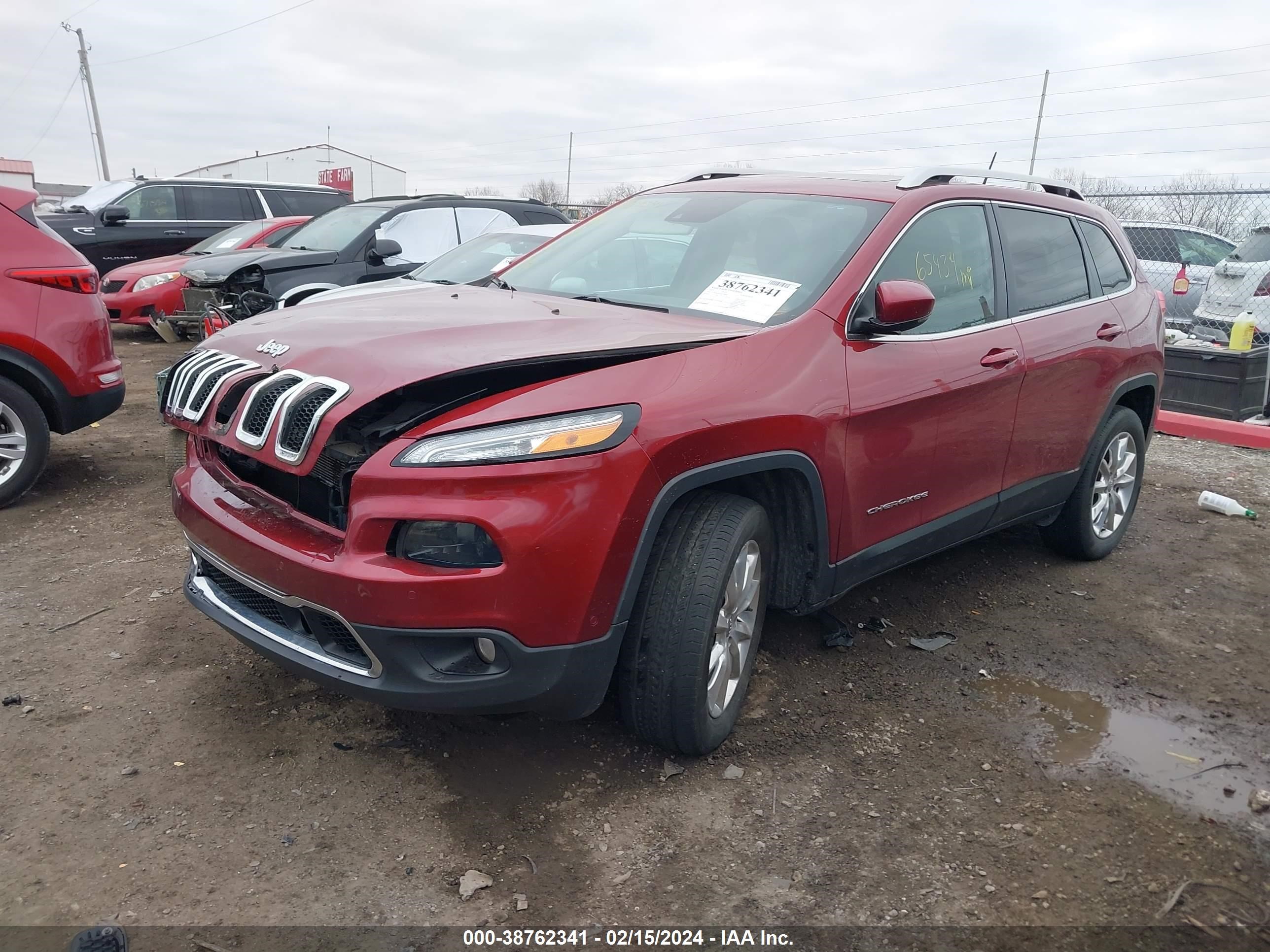 2015 Jeep Cherokee Limited vin: 1C4PJMDS1FW758885