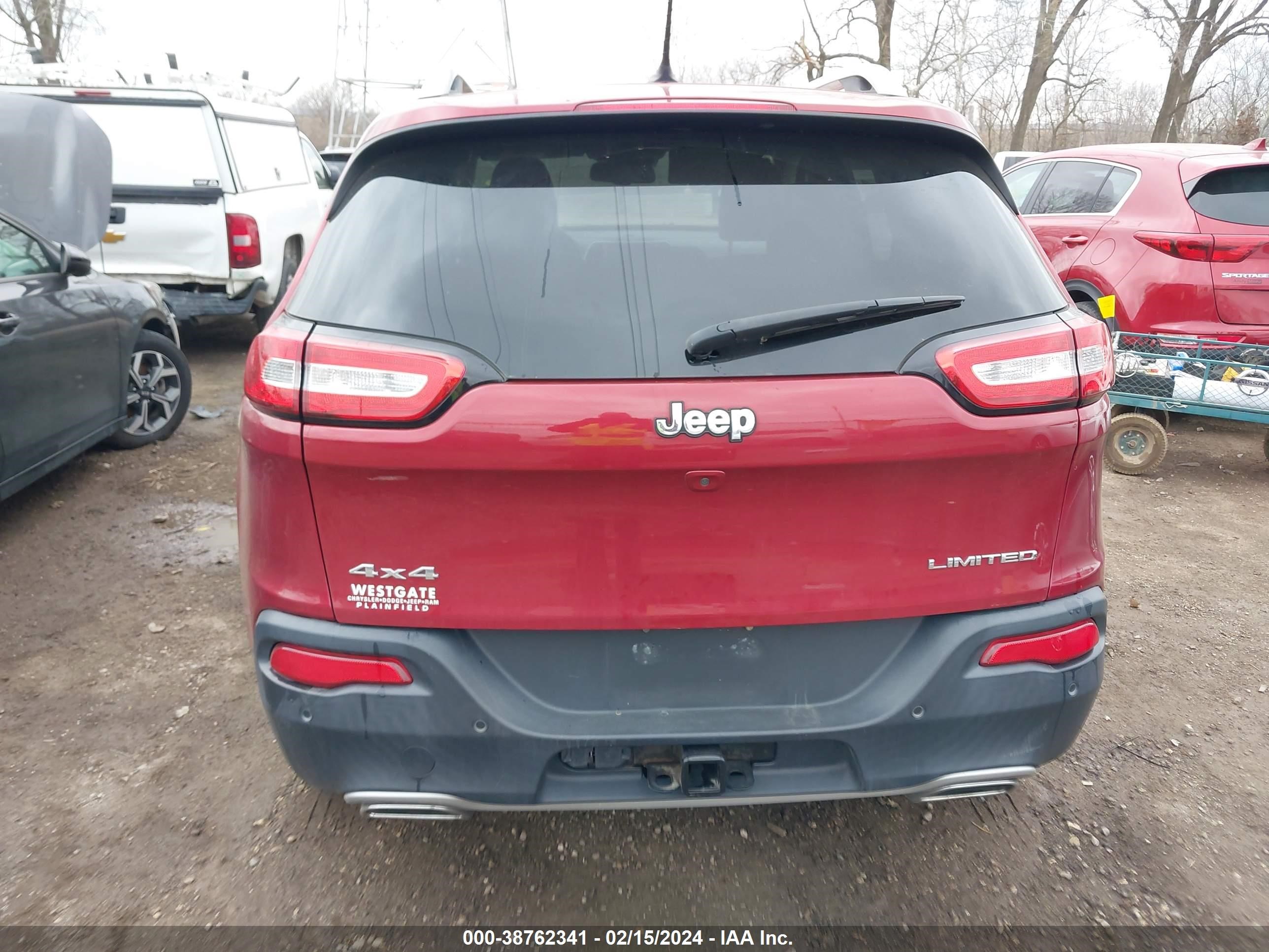 2015 Jeep Cherokee Limited vin: 1C4PJMDS1FW758885