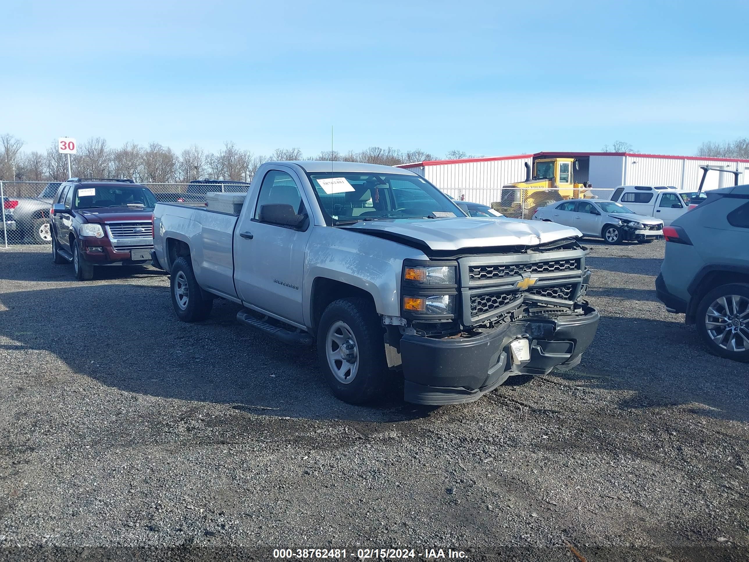 2015 Chevrolet Silverado 1500 Wt vin: 1GCNCPEH9FZ316229