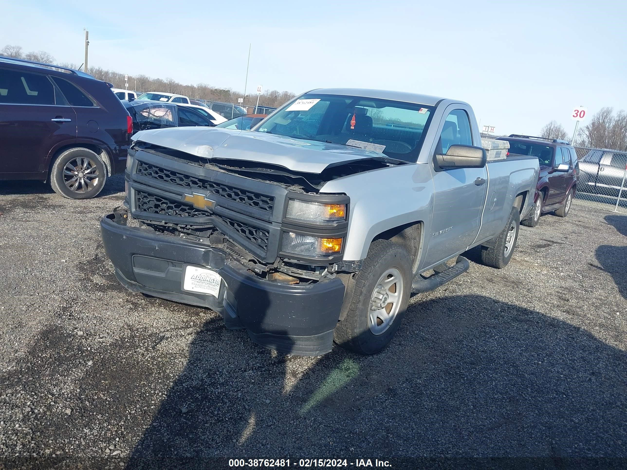 2015 Chevrolet Silverado 1500 Wt vin: 1GCNCPEH9FZ316229