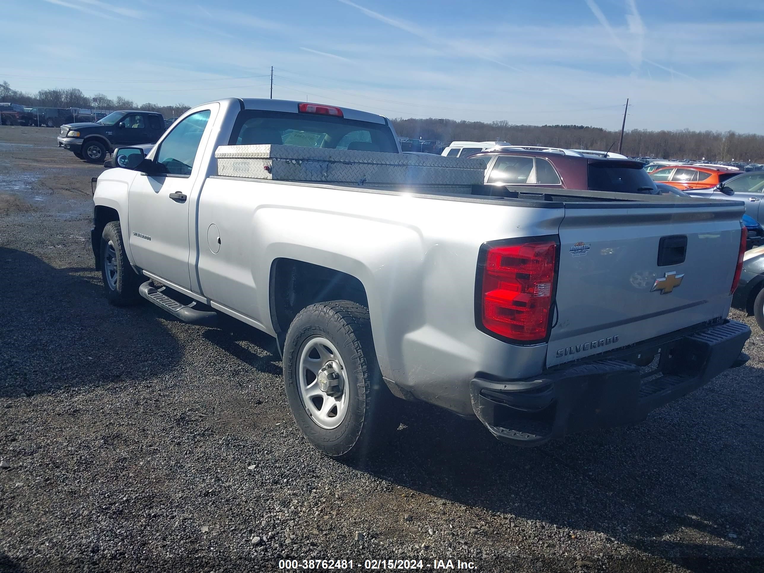 2015 Chevrolet Silverado 1500 Wt vin: 1GCNCPEH9FZ316229