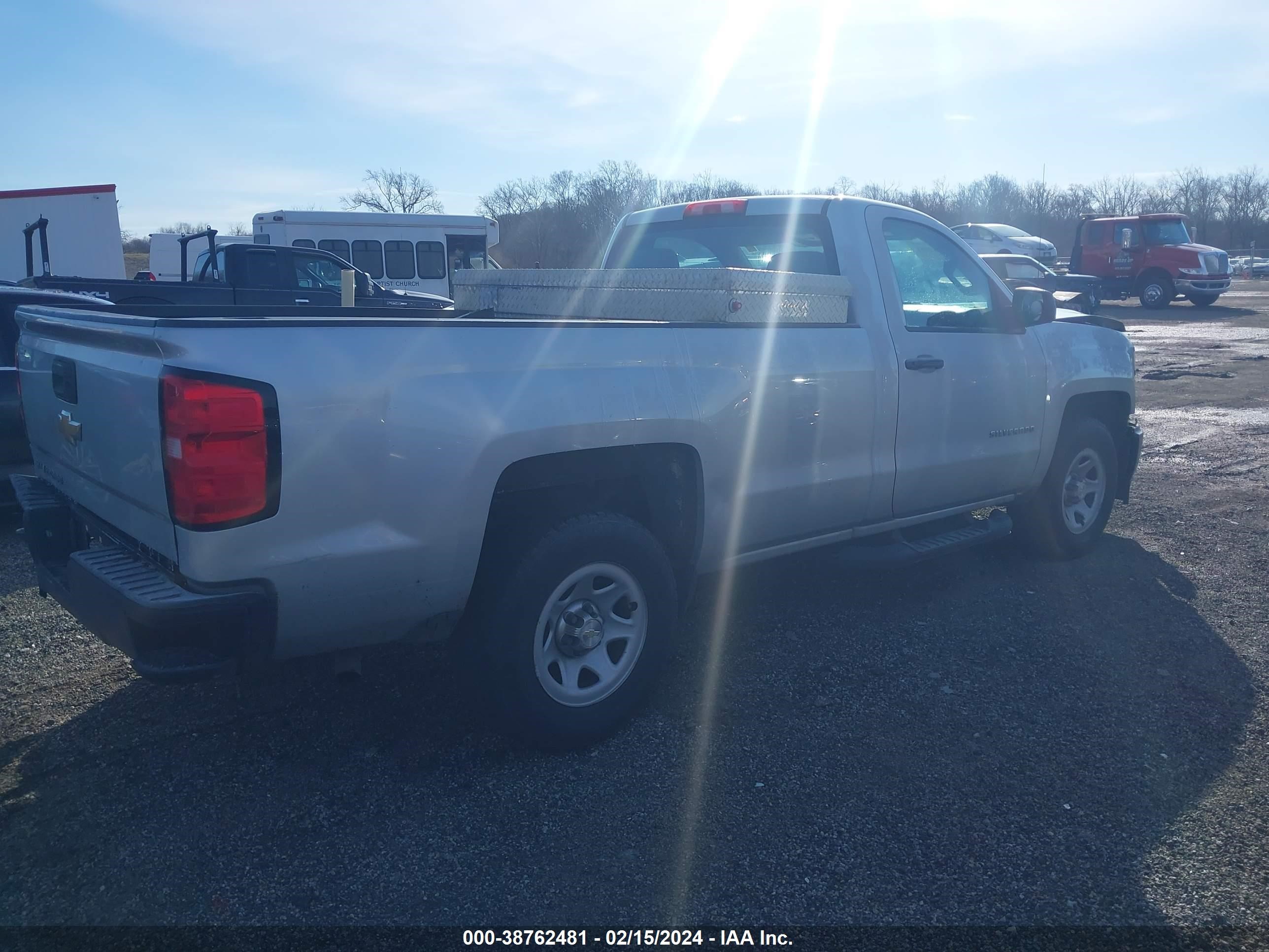 2015 Chevrolet Silverado 1500 Wt vin: 1GCNCPEH9FZ316229