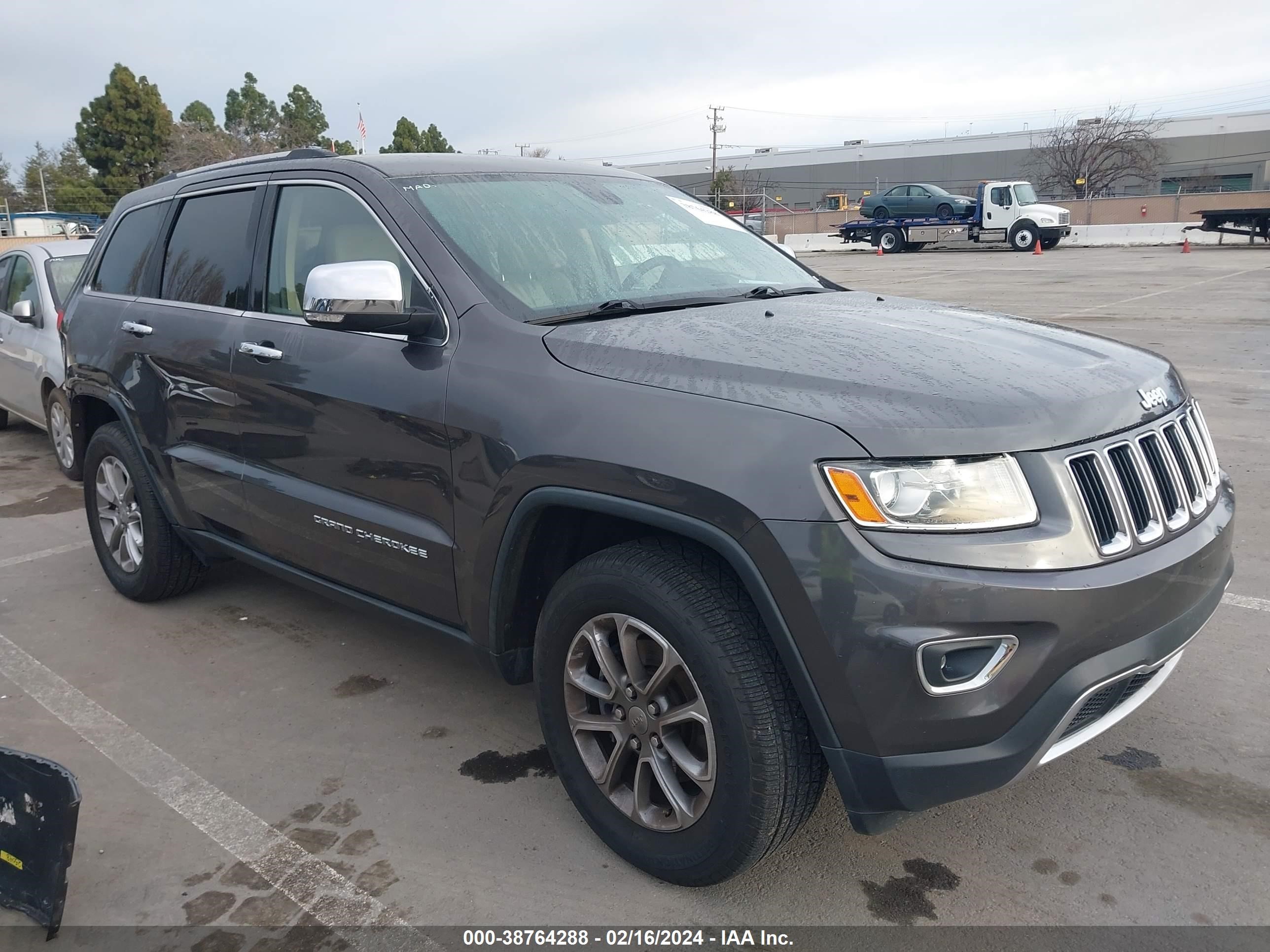 2014 Jeep Grand Cherokee Limited vin: 1C4RJEBG1EC423848