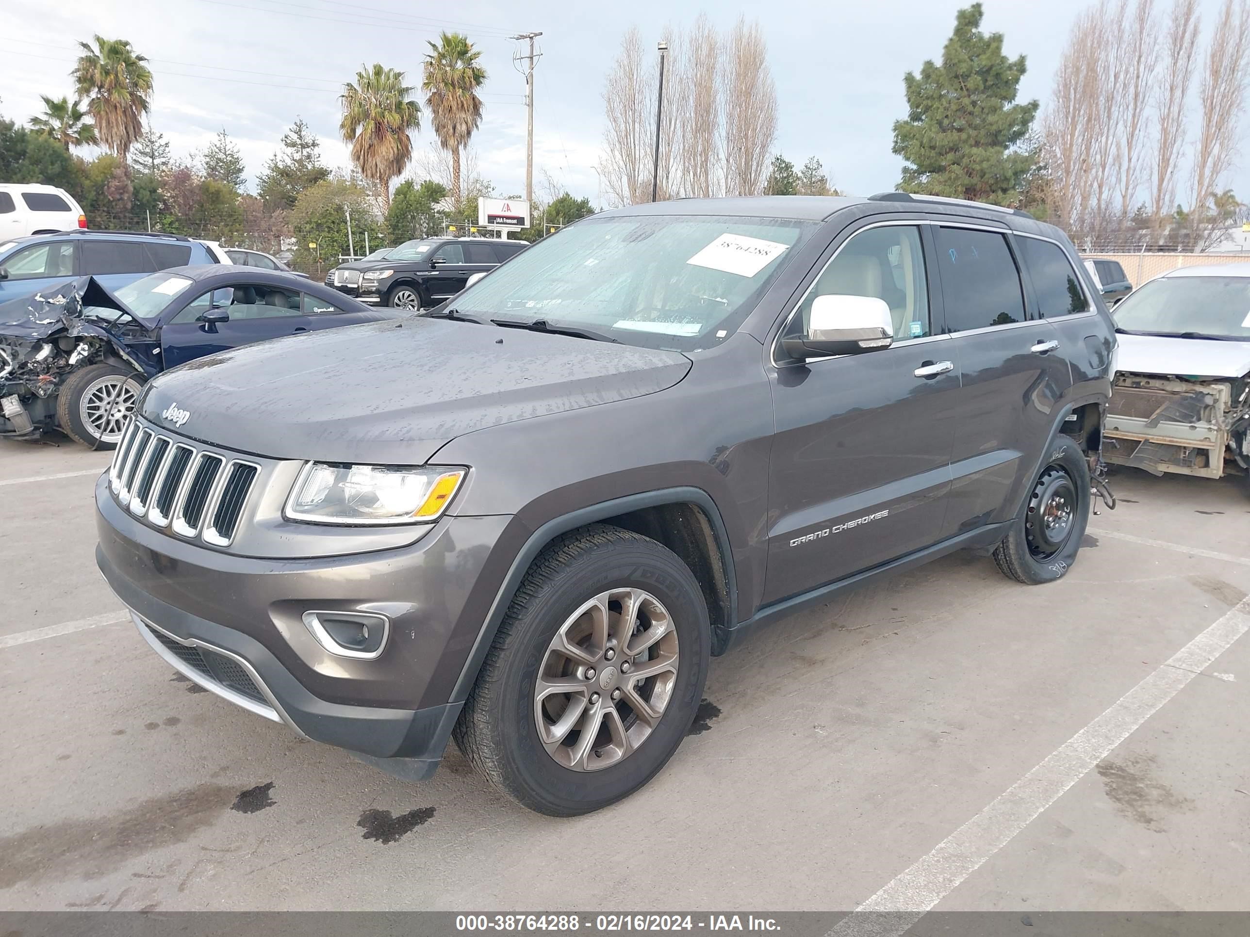 2014 Jeep Grand Cherokee Limited vin: 1C4RJEBG1EC423848