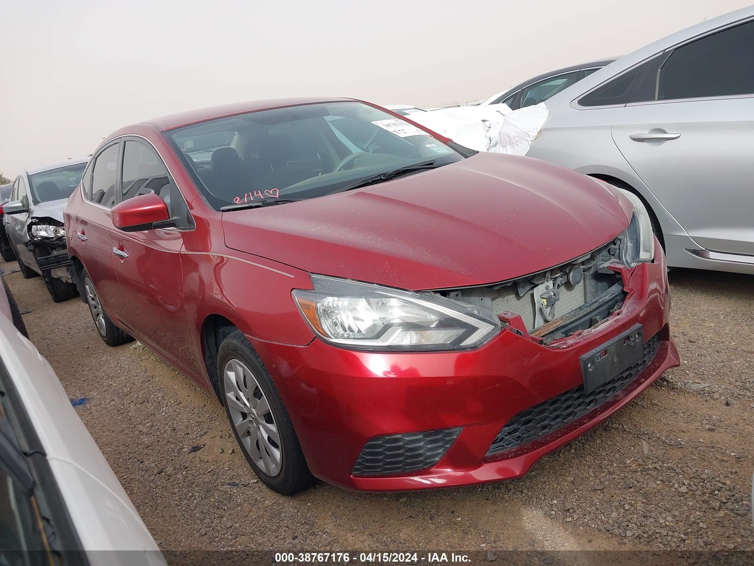 2017 Nissan Sentra Sv vin: 3N1AB7AP9HY266317