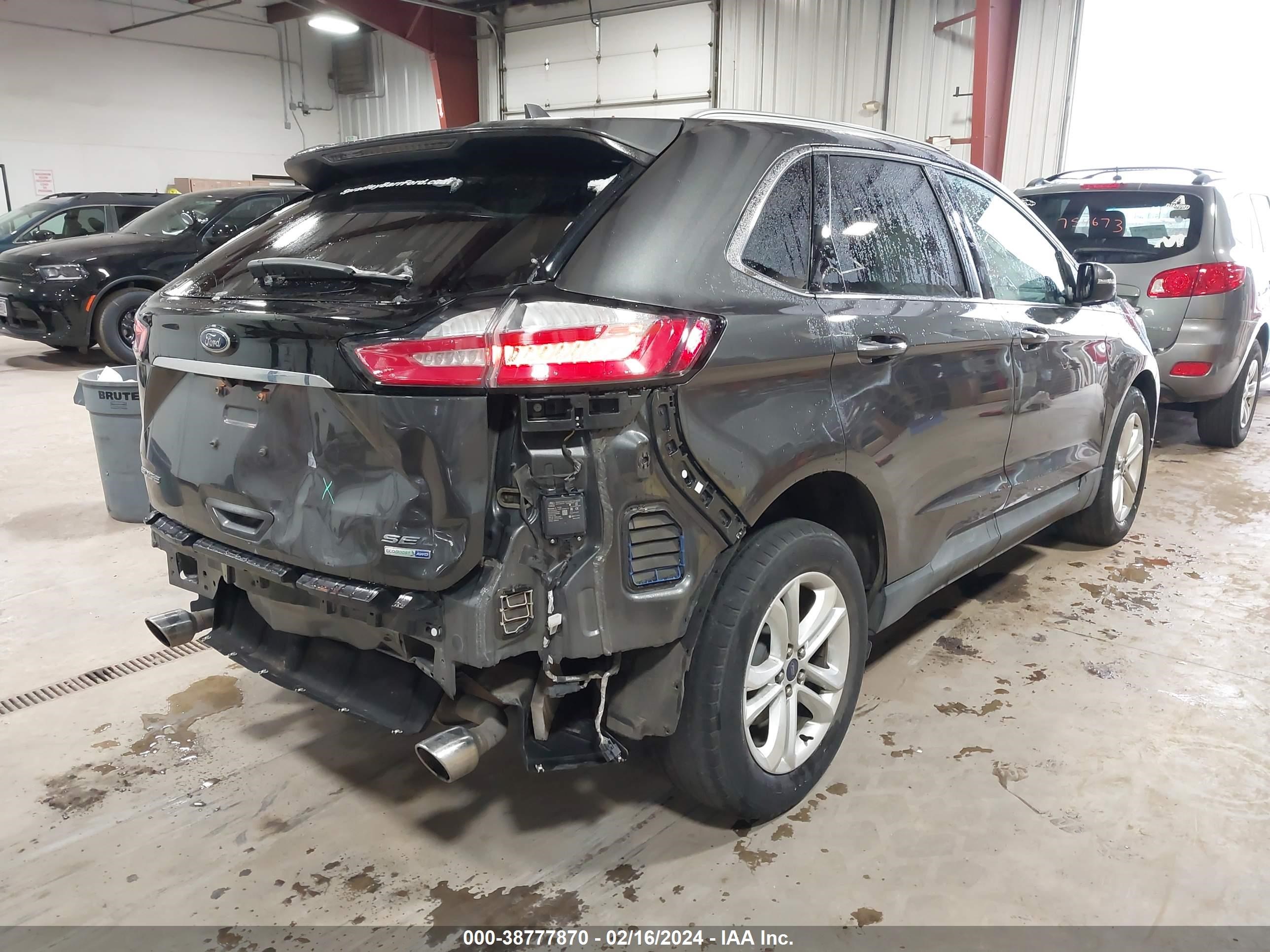 2019 Ford Edge Sel vin: 2FMPK4J93KBC36247