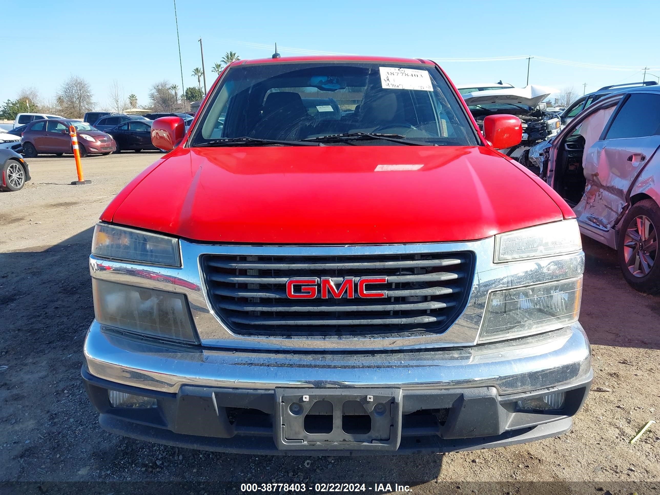 2012 GMC Canyon Sle1 vin: 1GTD5MF96C8161281