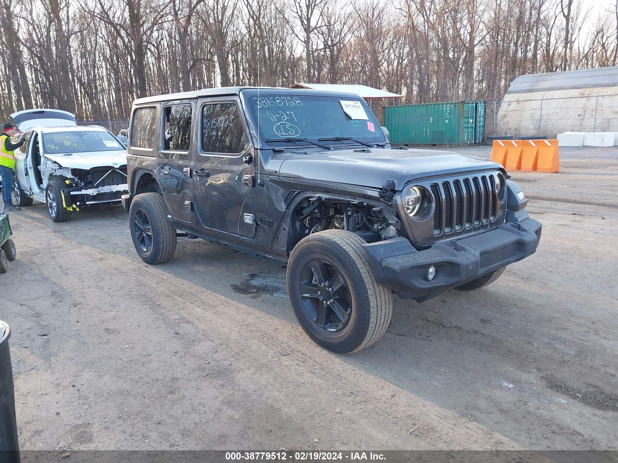 2022 Jeep Wrangler Unlimited Sport Altitude 4X4 vin: 1C4HJXDG8NW245326