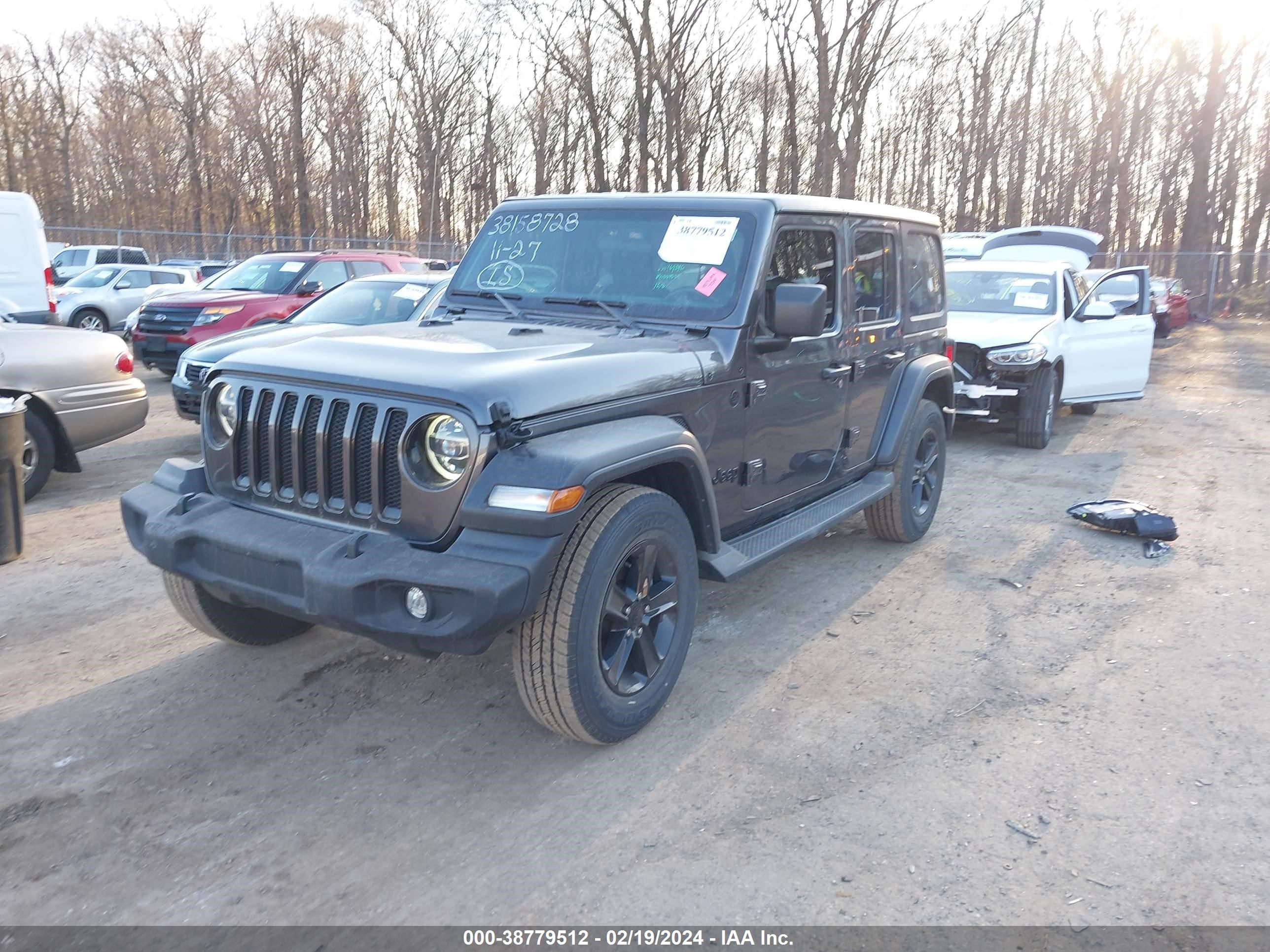 2022 Jeep Wrangler Unlimited Sport Altitude 4X4 vin: 1C4HJXDG8NW245326