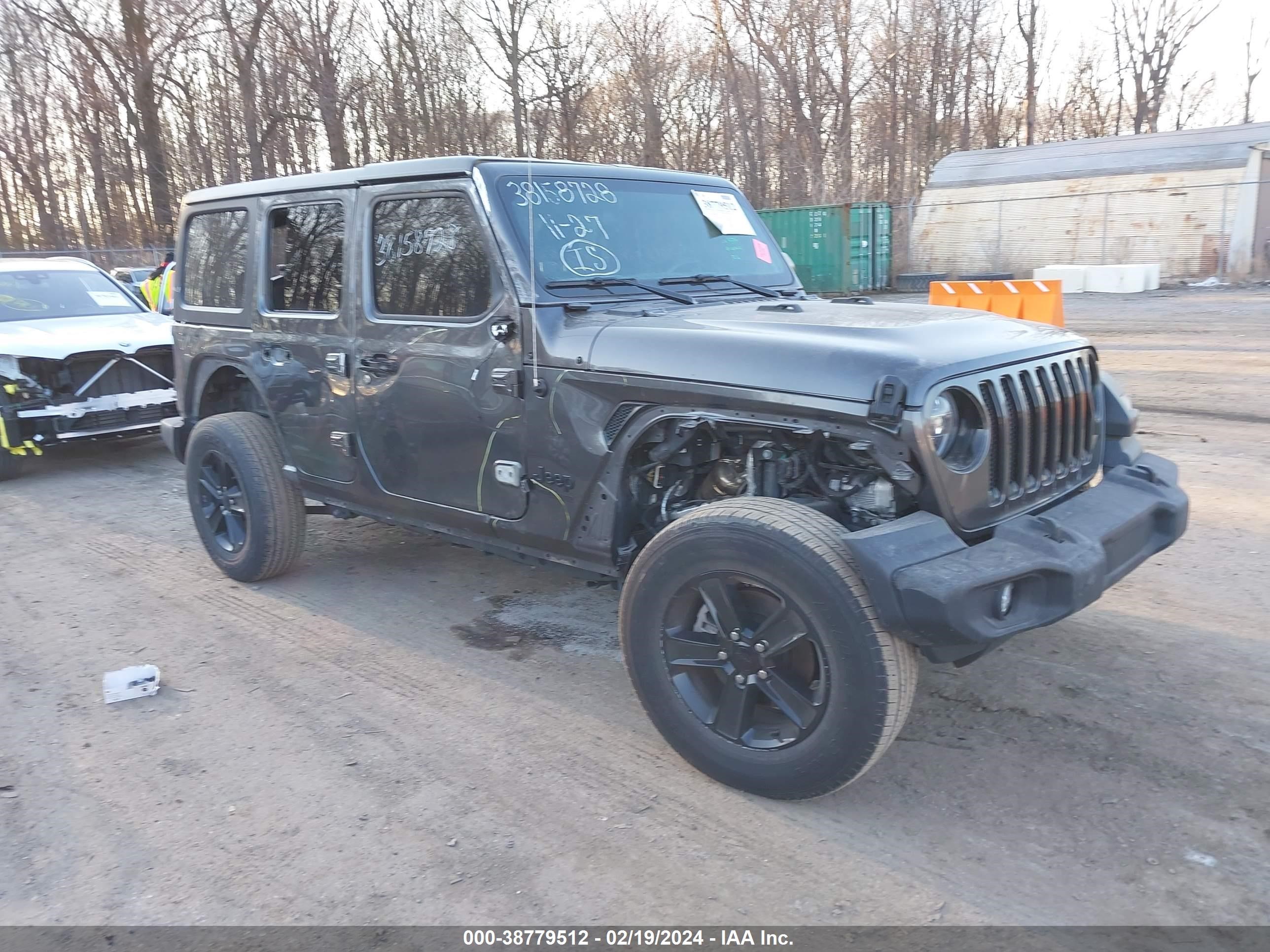 2022 Jeep Wrangler Unlimited Sport Altitude 4X4 vin: 1C4HJXDG8NW245326