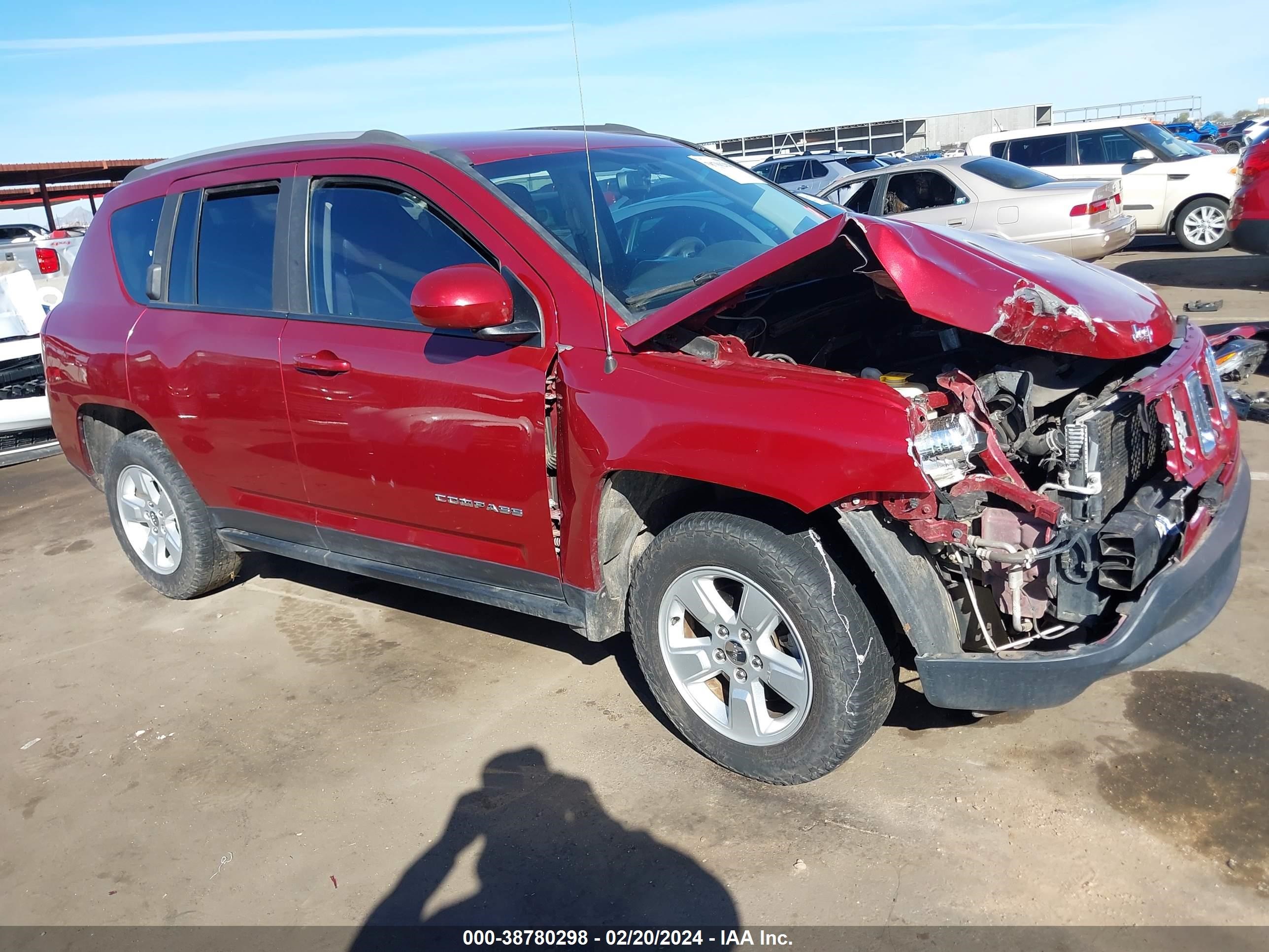 2017 Jeep Compass Latitude Fwd vin: 1C4NJCEA1HD115233