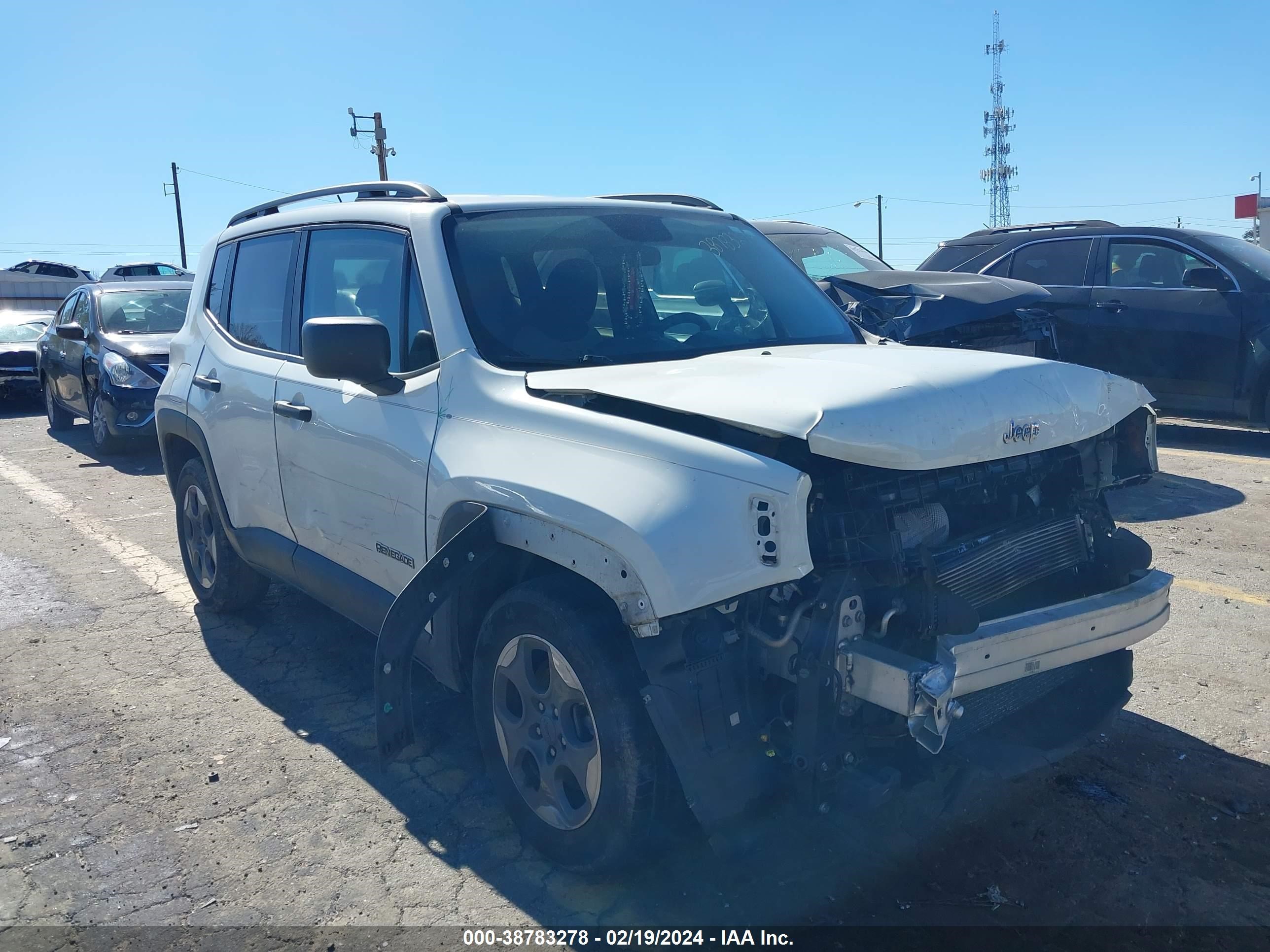 2017 Jeep Renegade Sport Fwd vin: ZACCJAAB1HPF54833