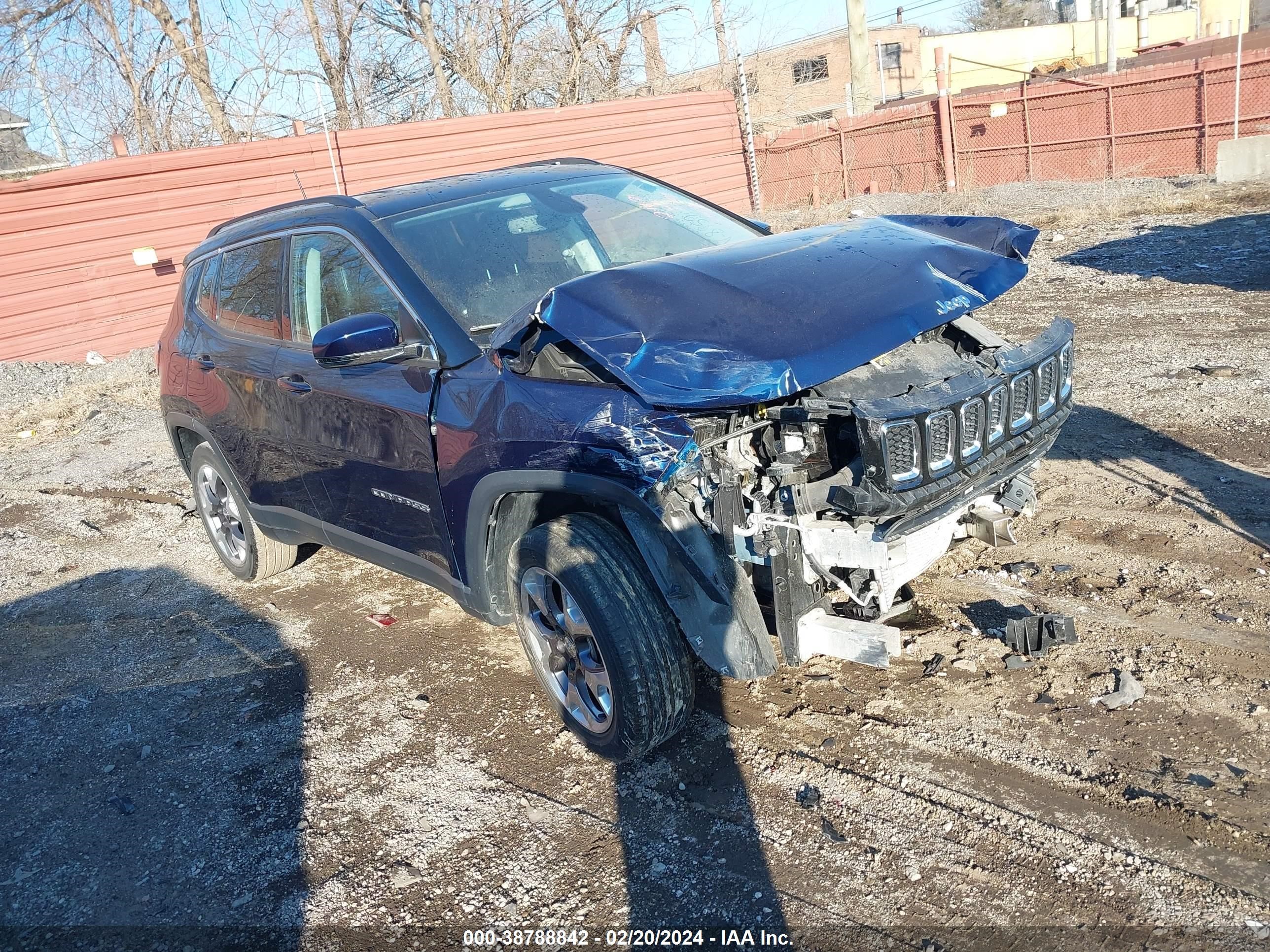 2020 Jeep Compass Limited 4X4 vin: 3C4NJDCB9LT238959