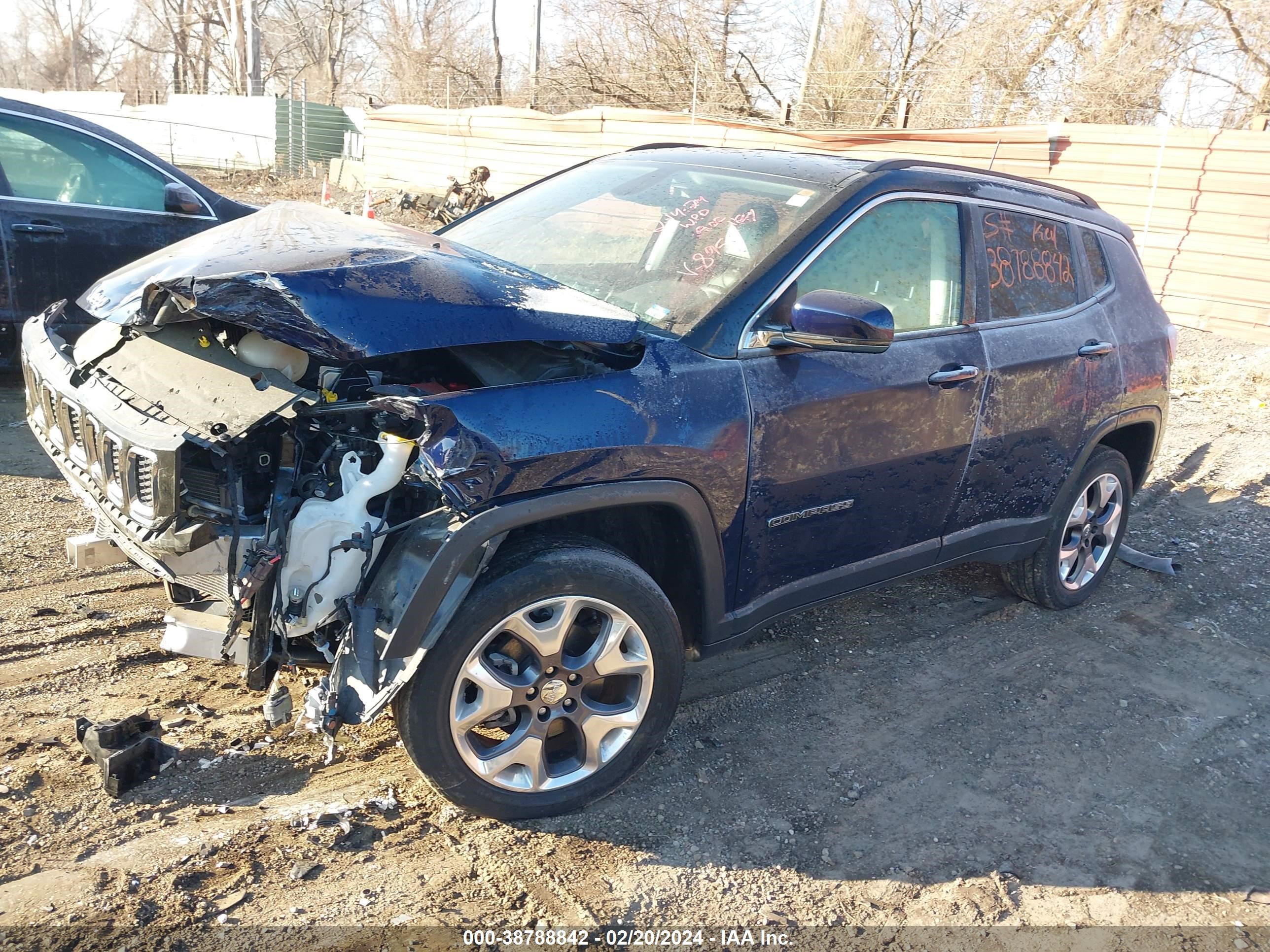 2020 Jeep Compass Limited 4X4 vin: 3C4NJDCB9LT238959