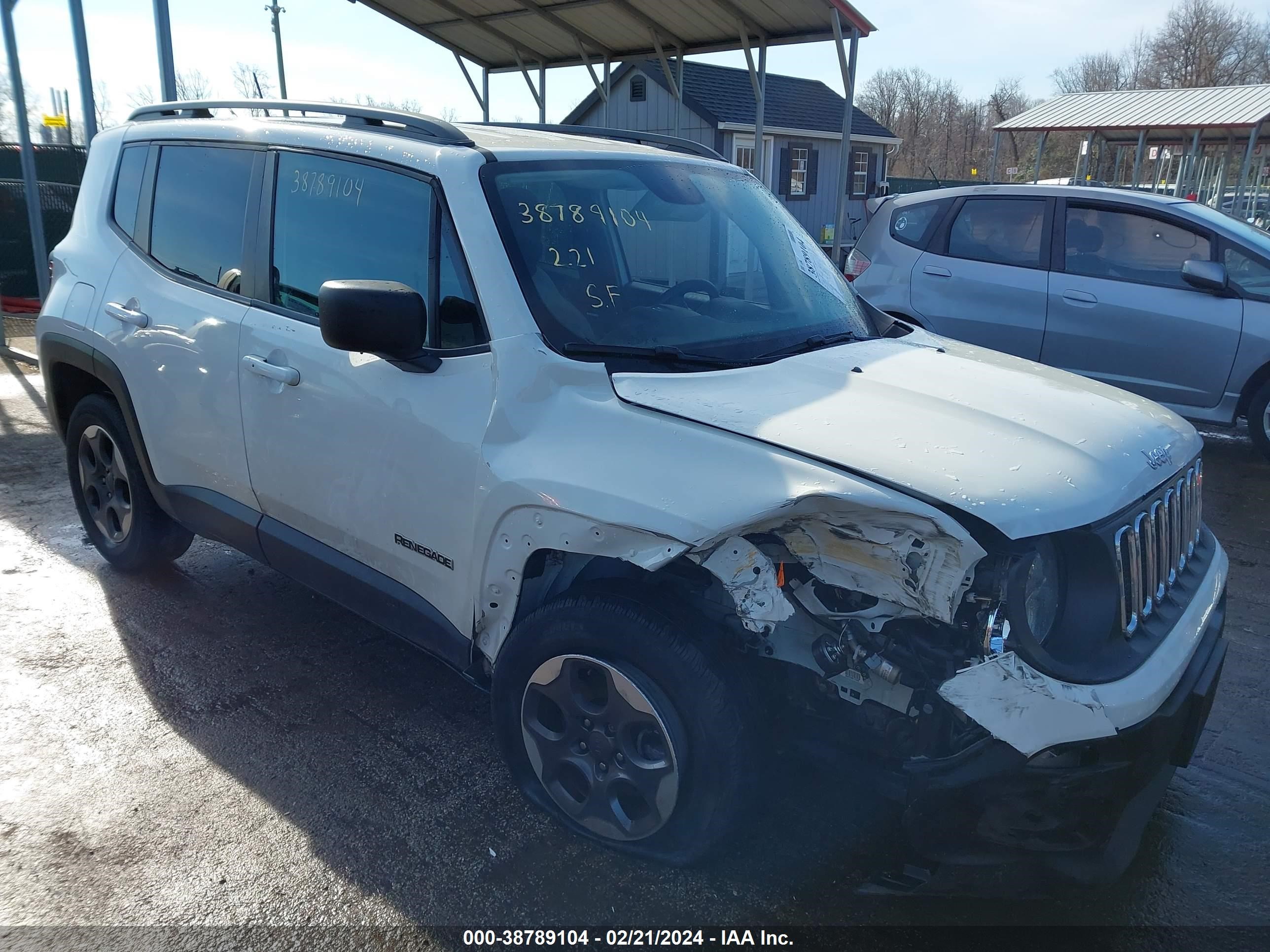 2016 Jeep Renegade Sport vin: ZACCJAAT8GPD84753