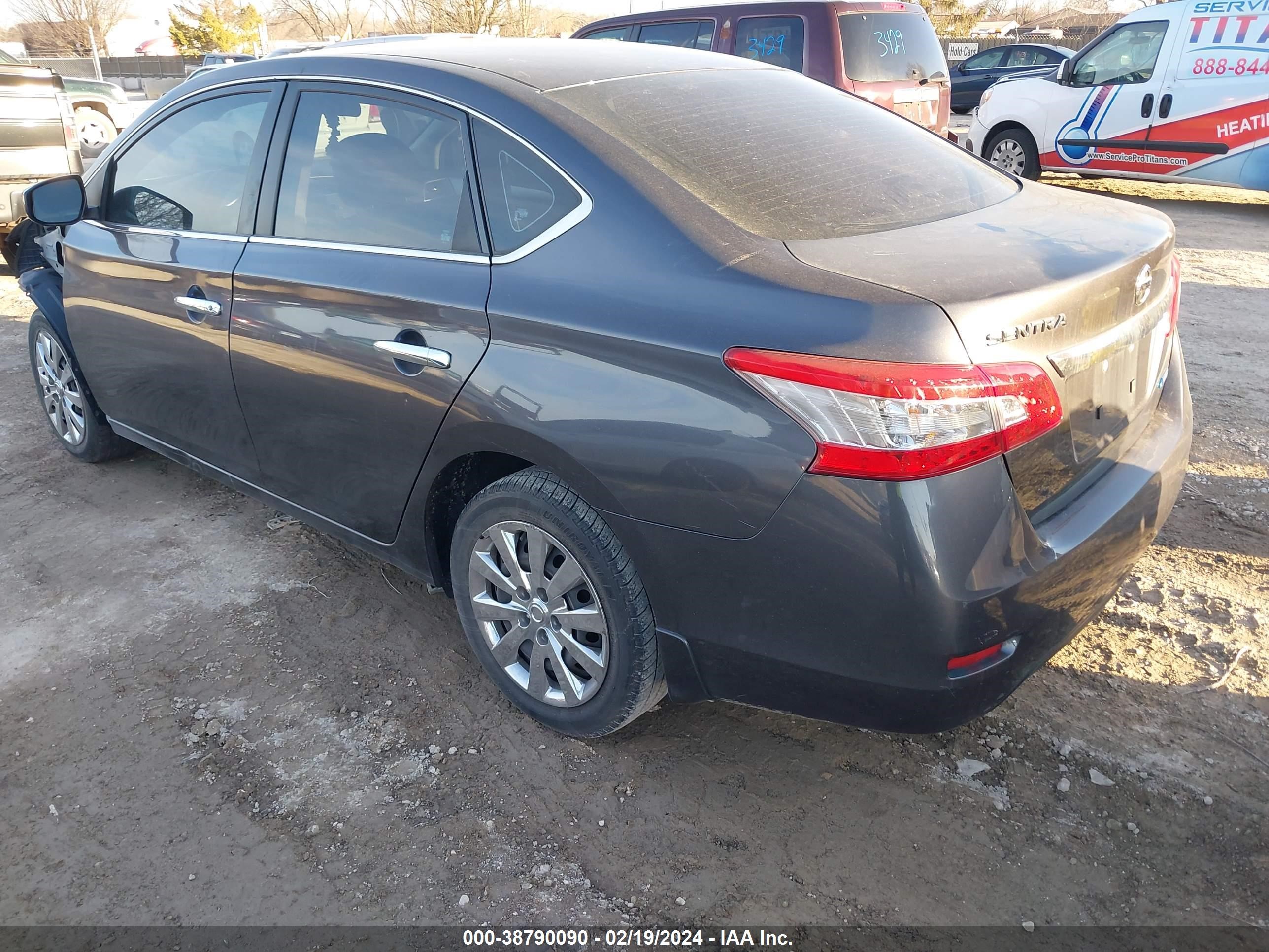 2014 Nissan Sentra Fe+ S/Fe+ Sv/S/Sl/Sr/Sv vin: 3N1AB7AP2EY238645