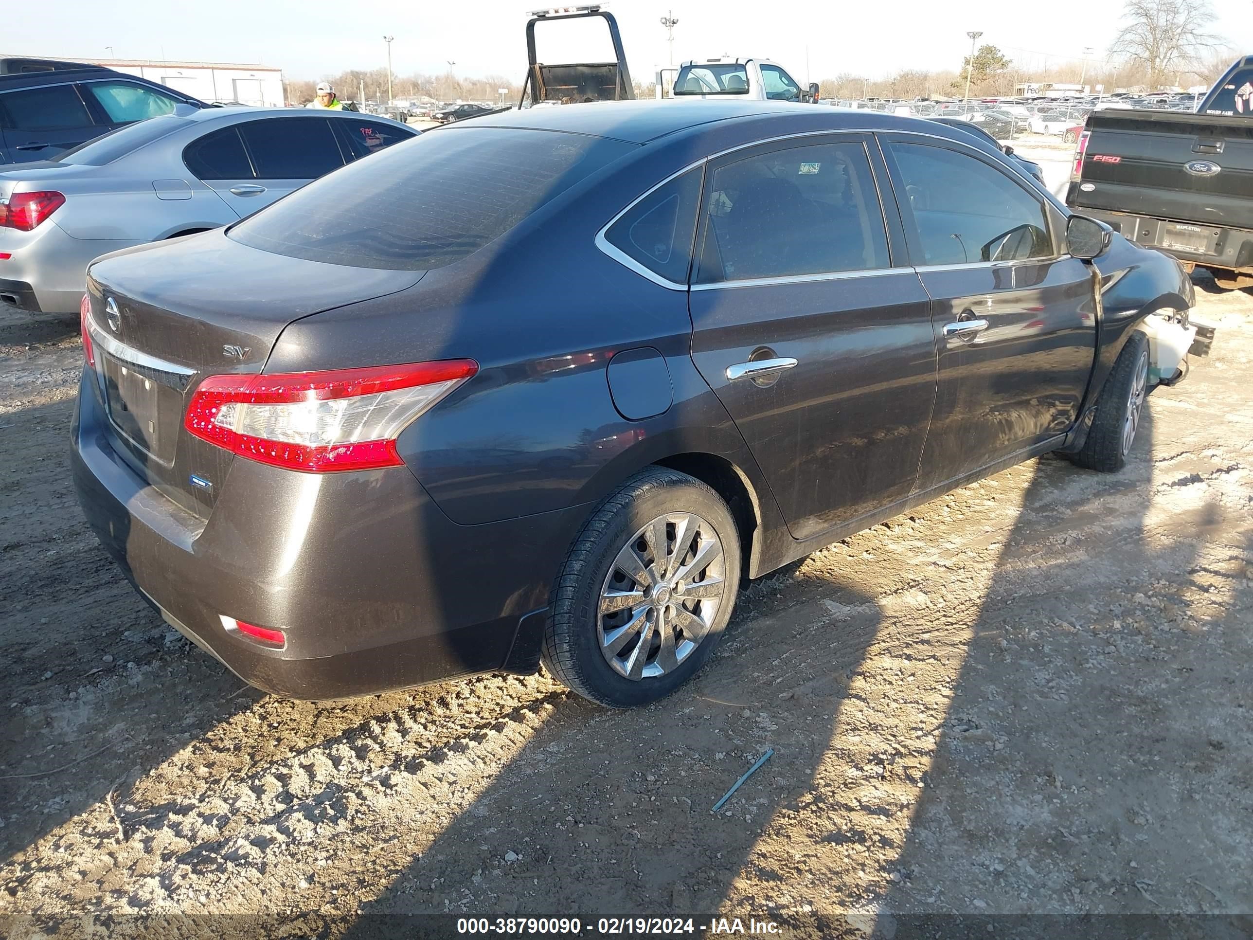 2014 Nissan Sentra Fe+ S/Fe+ Sv/S/Sl/Sr/Sv vin: 3N1AB7AP2EY238645