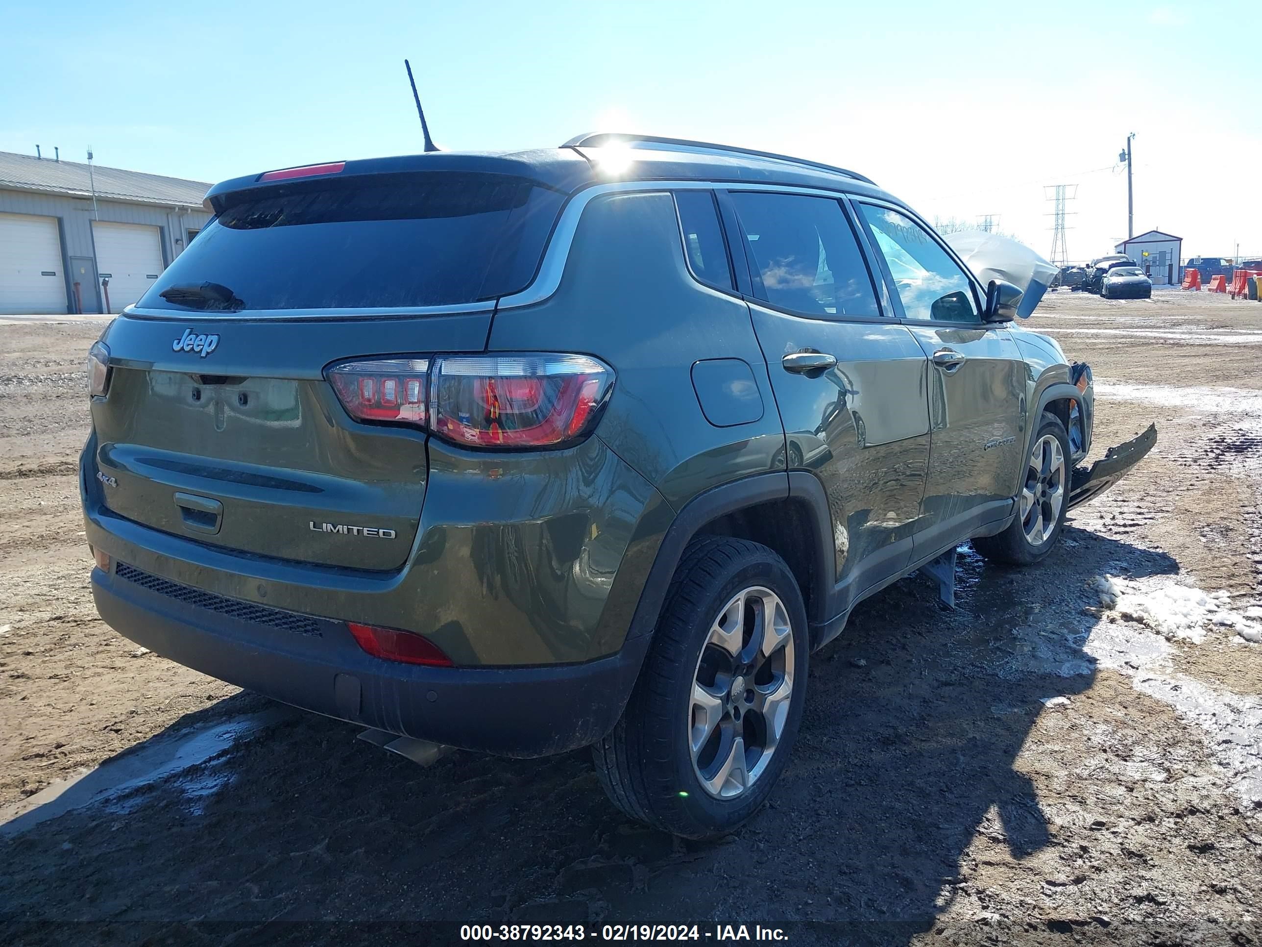 2018 Jeep Compass Limited 4X4 vin: 3C4NJDCB6JT485529