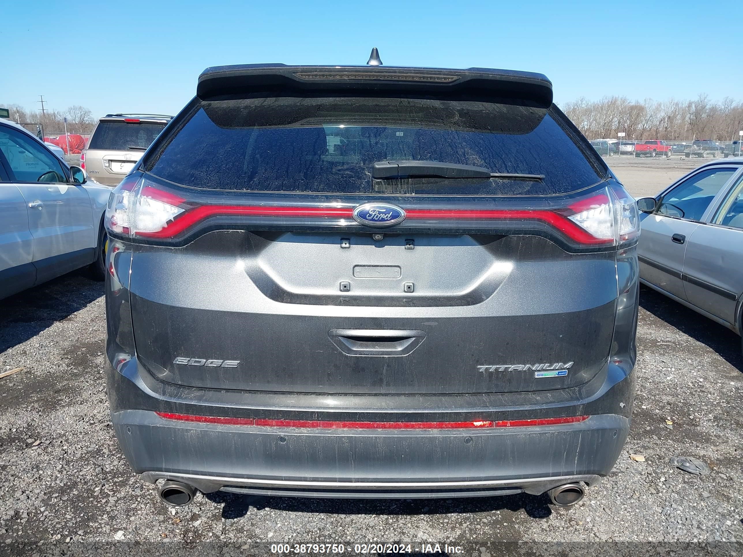 2017 Ford Edge Titanium vin: 2FMPK4K9XHBB40431