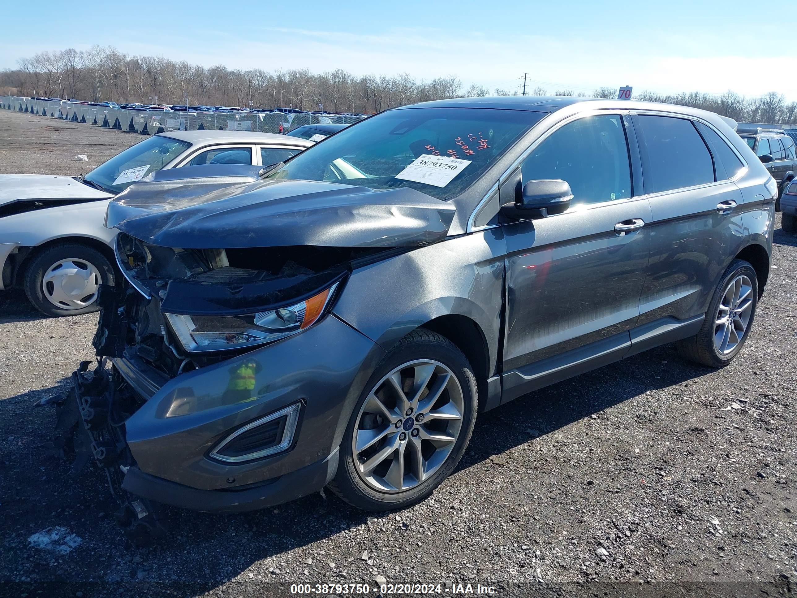 2017 Ford Edge Titanium vin: 2FMPK4K9XHBB40431