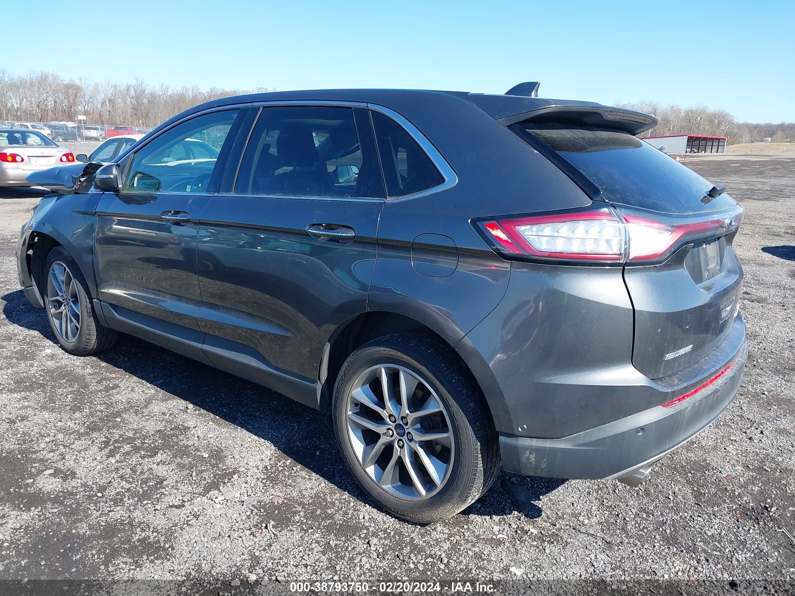 2017 Ford Edge Titanium vin: 2FMPK4K9XHBB40431