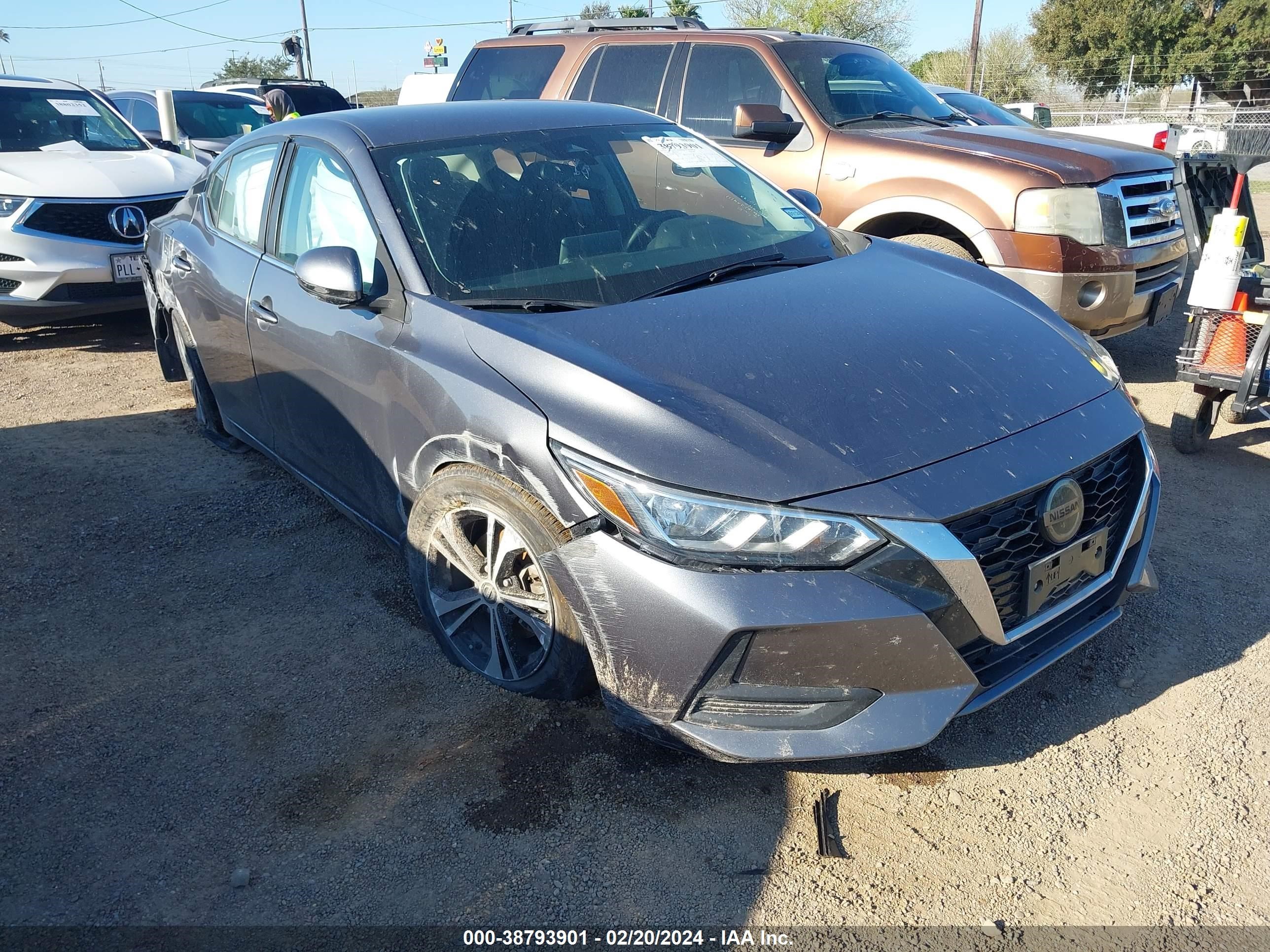 2020 Nissan Sentra Sv Xtronic Cvt vin: 3N1AB8CVXLY284111