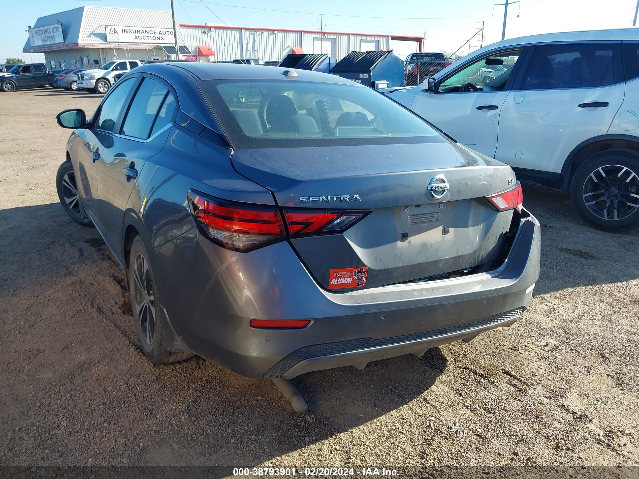 2020 Nissan Sentra Sv Xtronic Cvt vin: 3N1AB8CVXLY284111