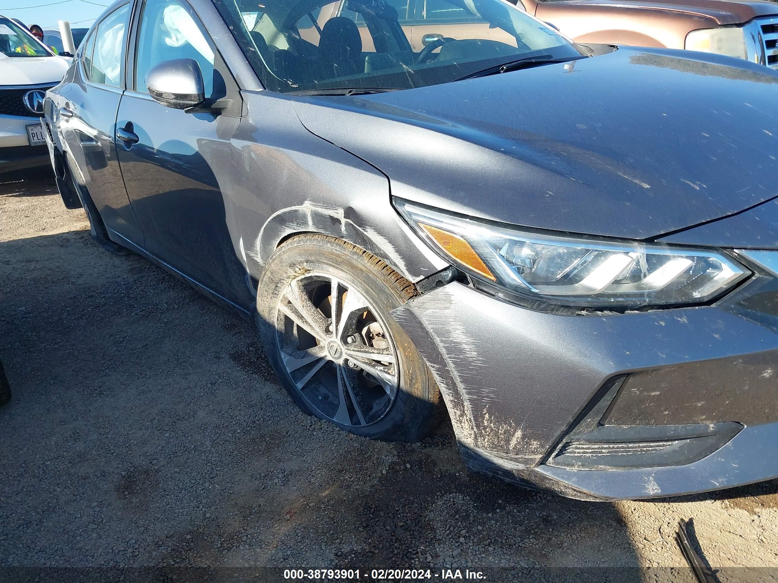 2020 Nissan Sentra Sv Xtronic Cvt vin: 3N1AB8CVXLY284111