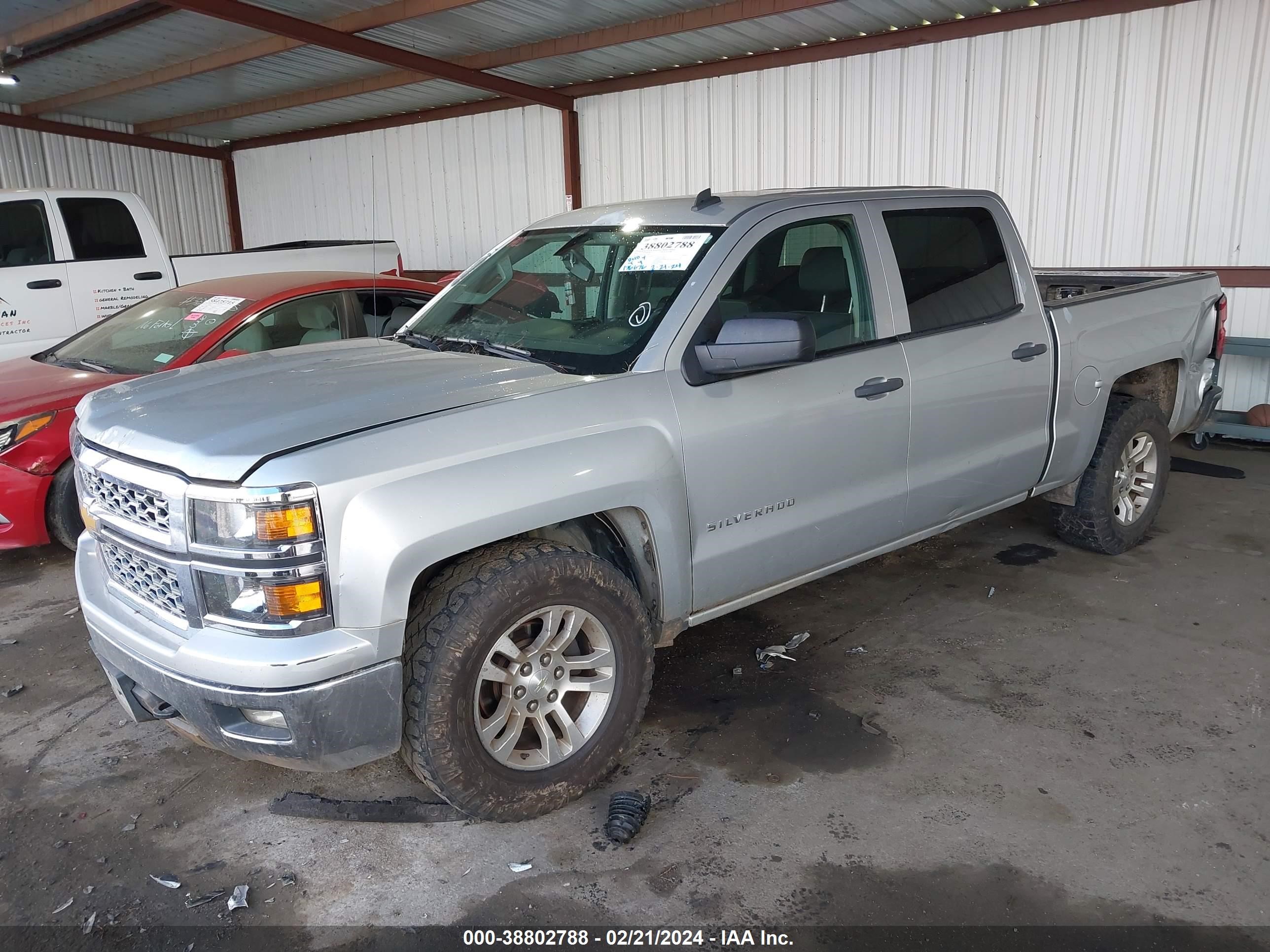 2014 Chevrolet Silverado 1500 1Lt vin: 3GCUKREC3EG559497