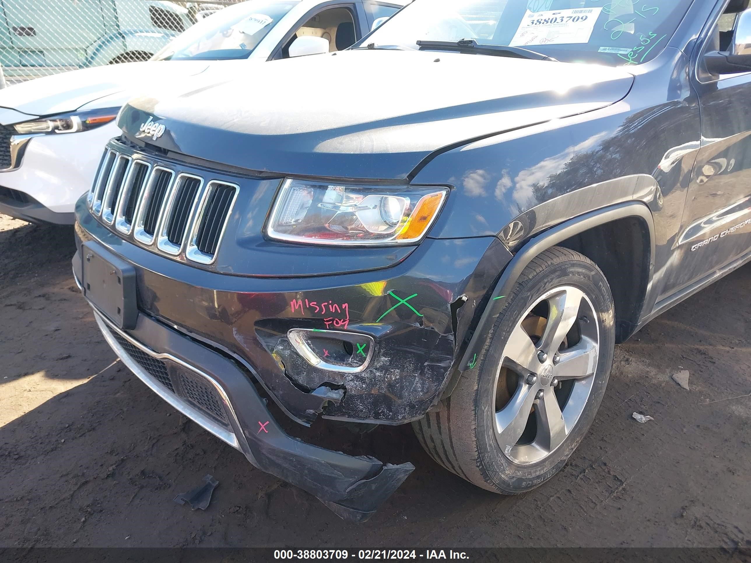 2014 Jeep Grand Cherokee Limited vin: 1C4RJFBG3EC378420