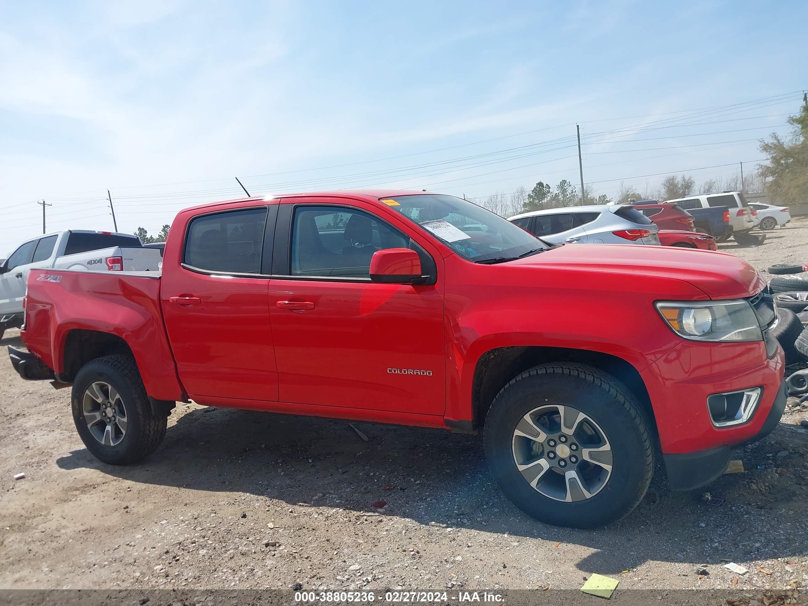 2018 Chevrolet Colorado Z71 vin: 1GCGTDEN8J1167705