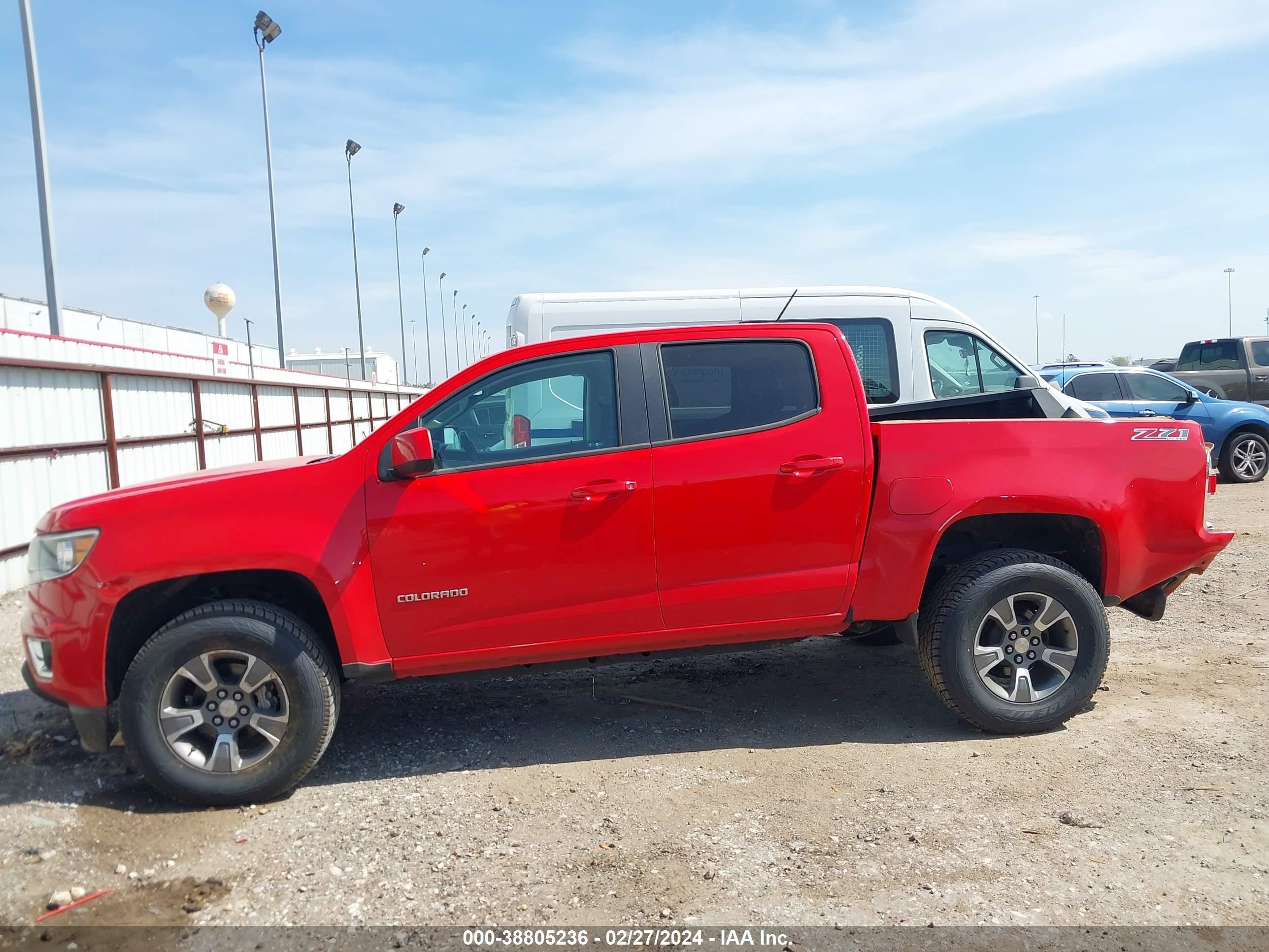 2018 Chevrolet Colorado Z71 vin: 1GCGTDEN8J1167705