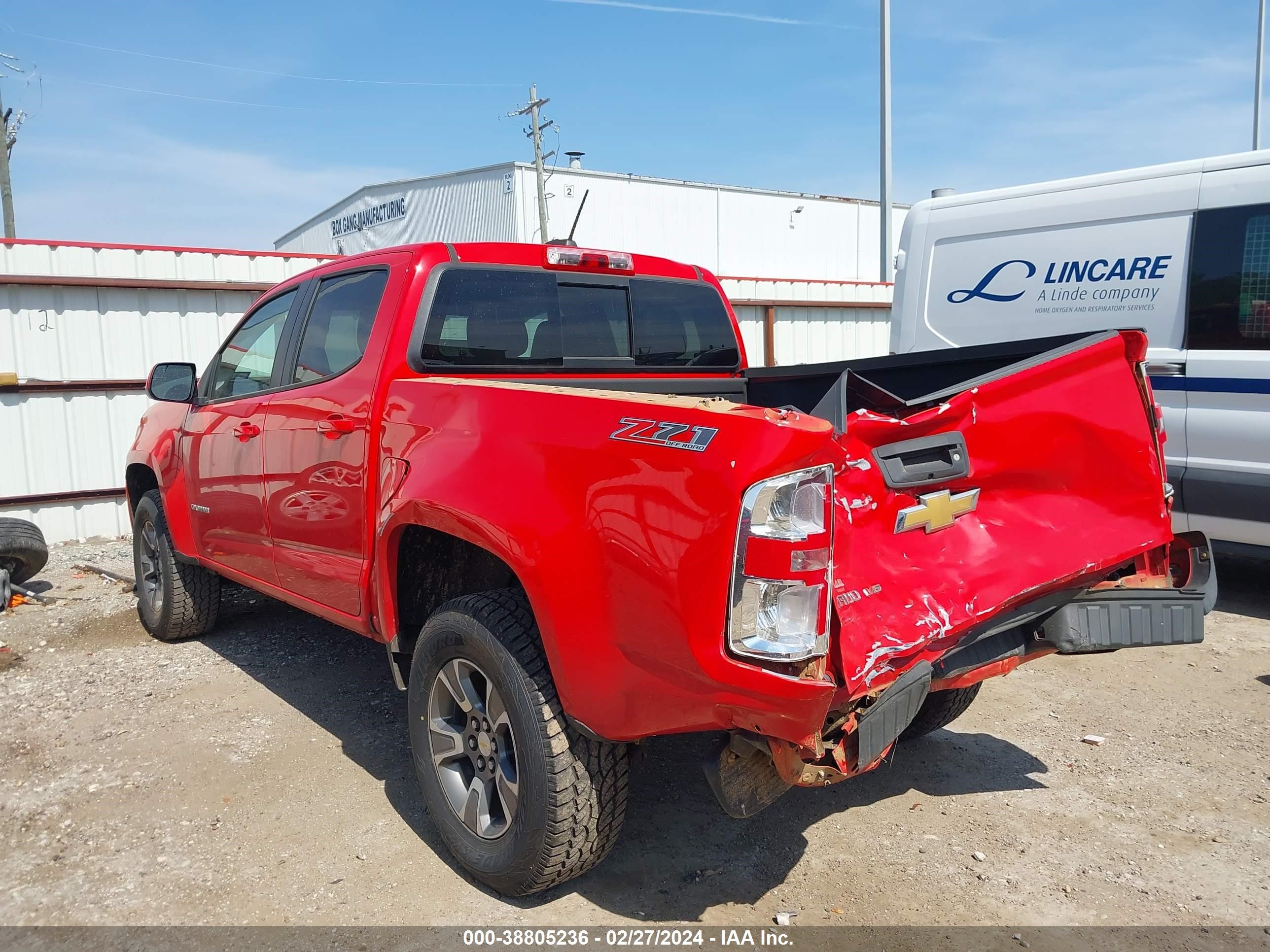 2018 Chevrolet Colorado Z71 vin: 1GCGTDEN8J1167705