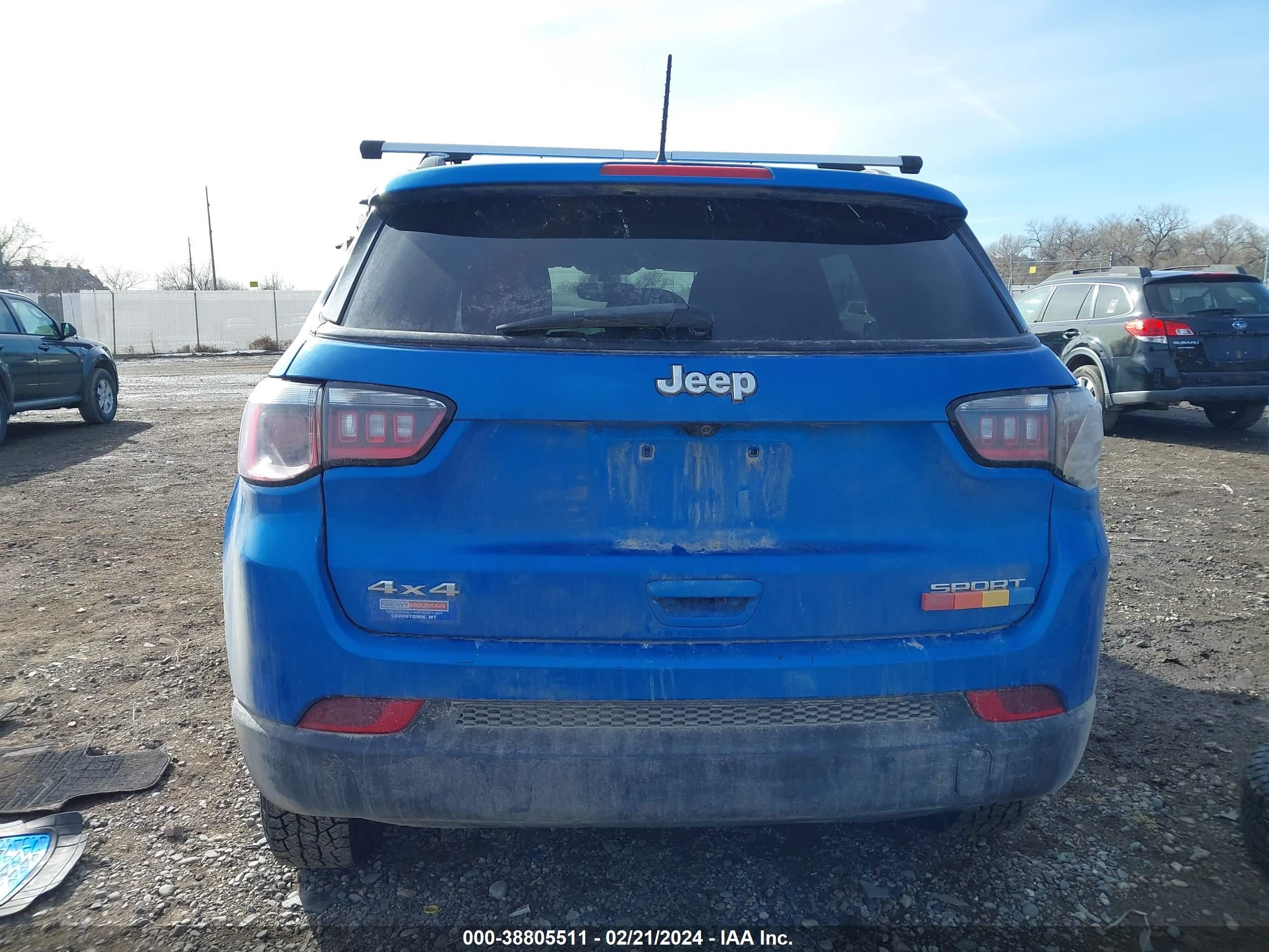 2017 Jeep New Compass Sport 4X4 vin: 3C4NJDAB5HT658017