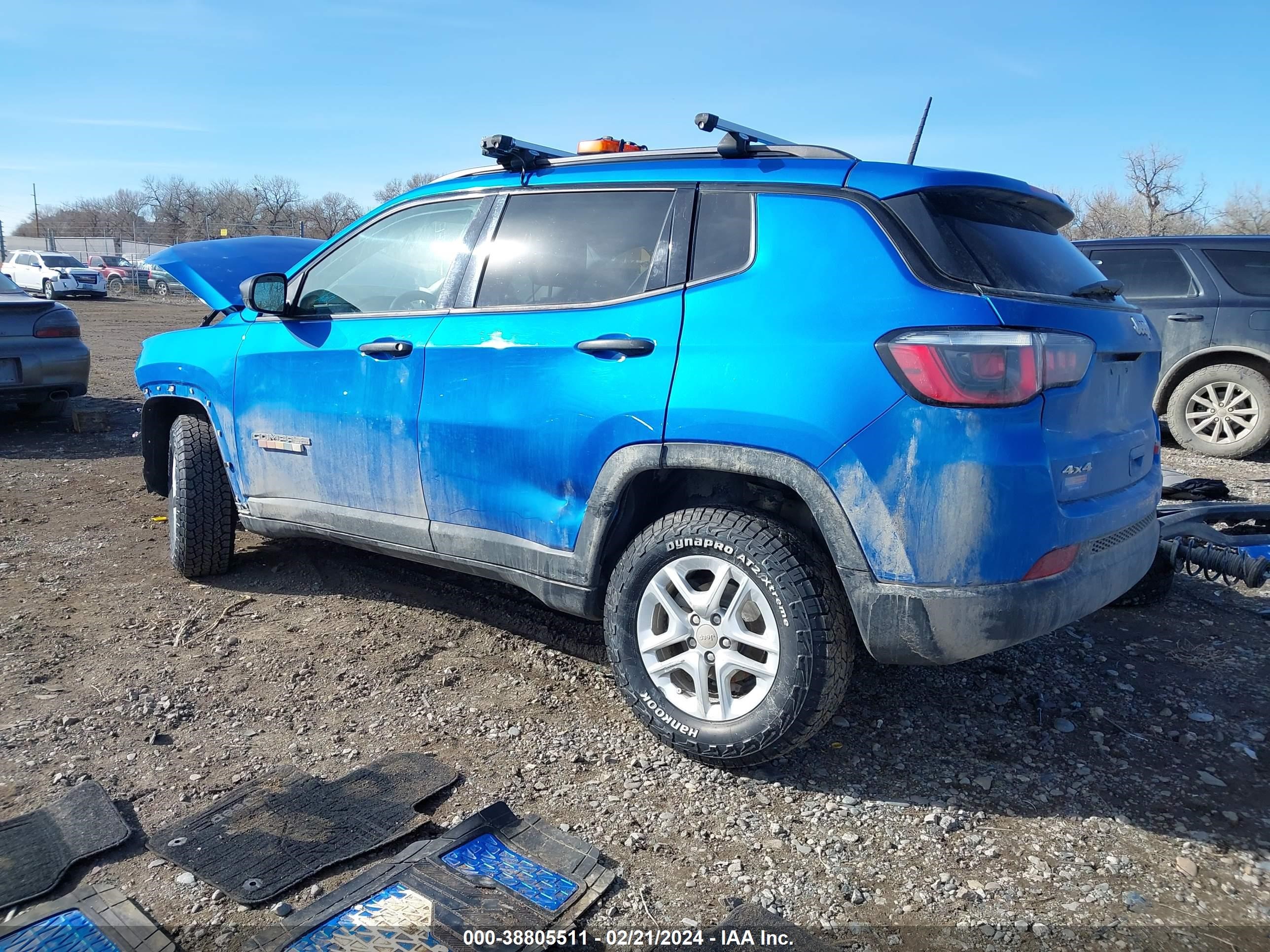 2017 Jeep New Compass Sport 4X4 vin: 3C4NJDAB5HT658017