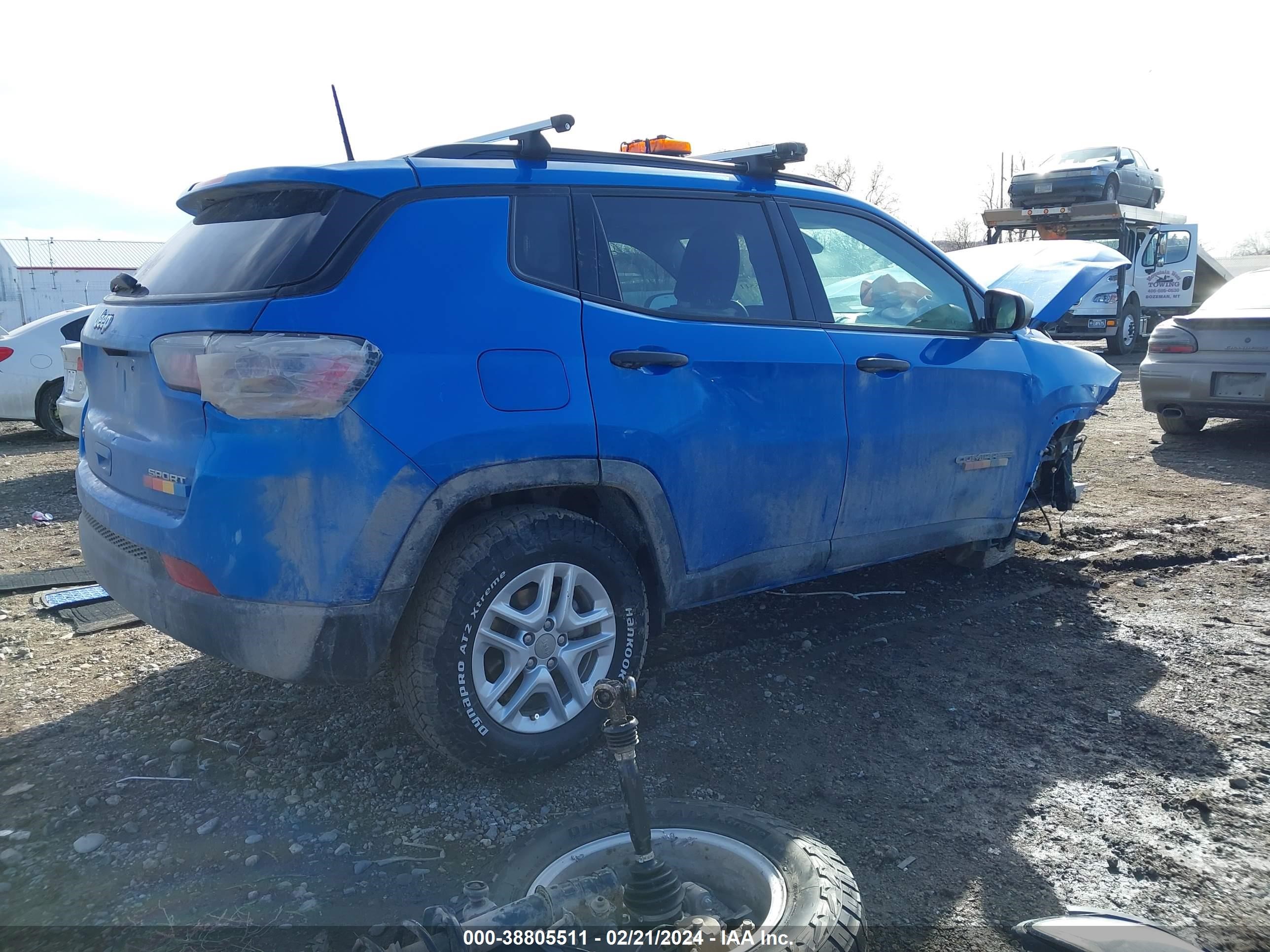 2017 Jeep New Compass Sport 4X4 vin: 3C4NJDAB5HT658017