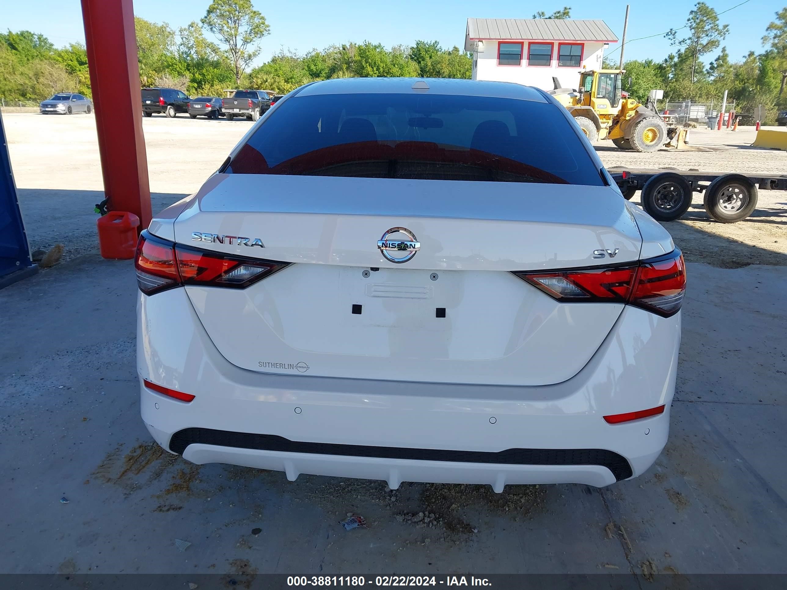 2022 Nissan Sentra Sv Xtronic Cvt vin: 3N1AB8CV9NY250177