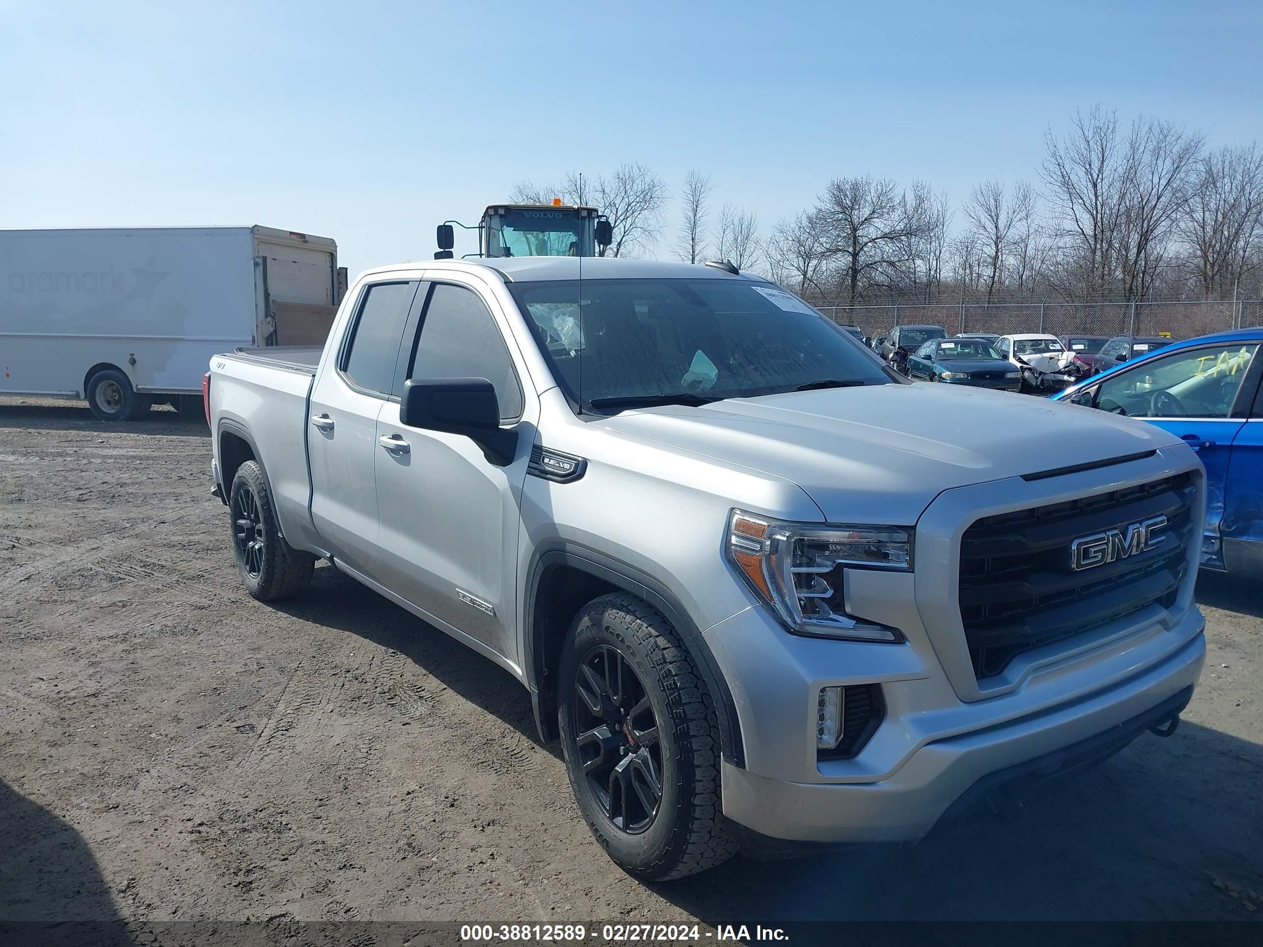 2021 GMC Sierra 1500 4Wd Double Cab Standard Box Elevation vin: 1GTR9CED0MZ244775