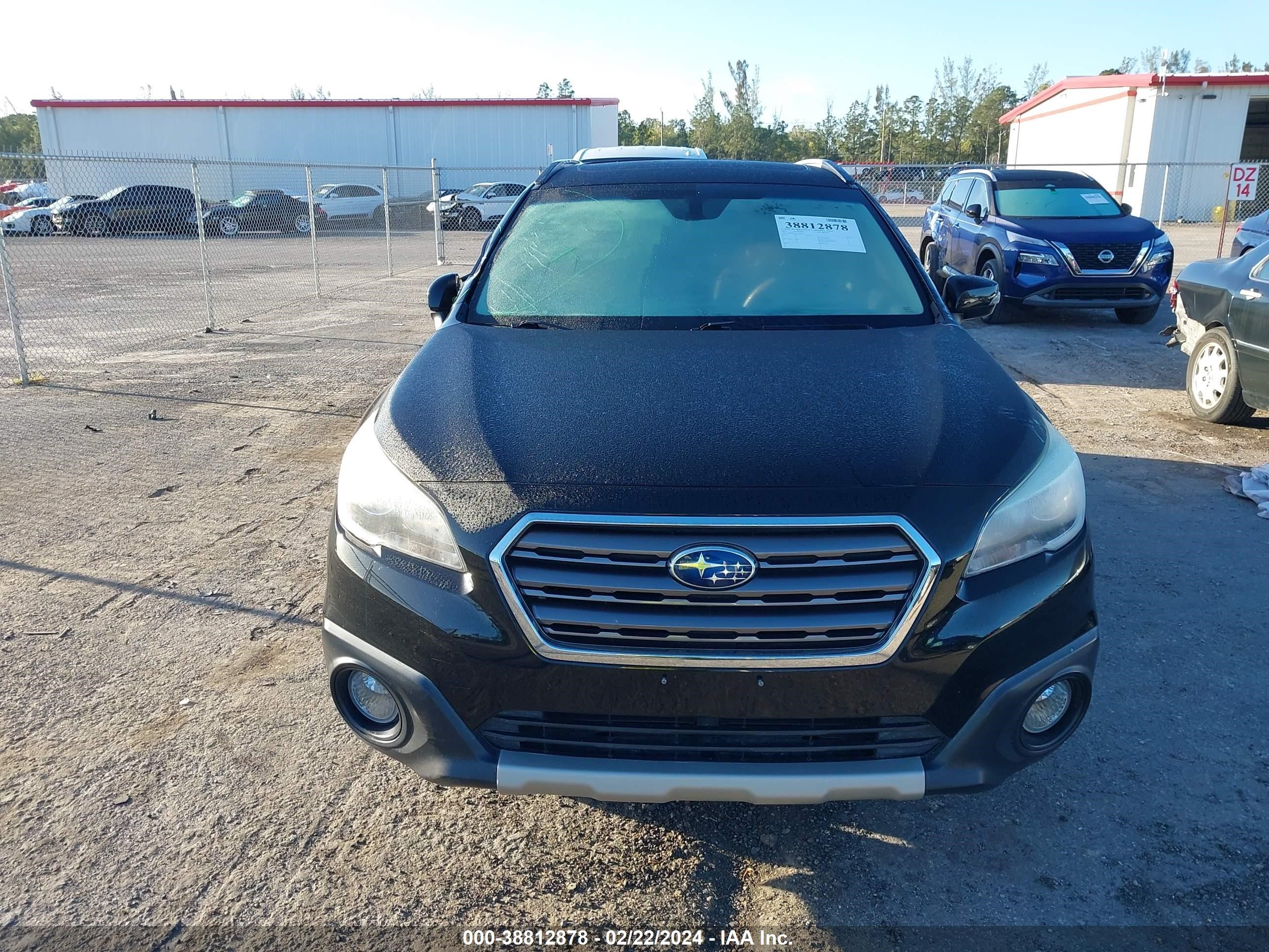 2017 Subaru Outback 2.5I Touring vin: 4S4BSATC7H3346454