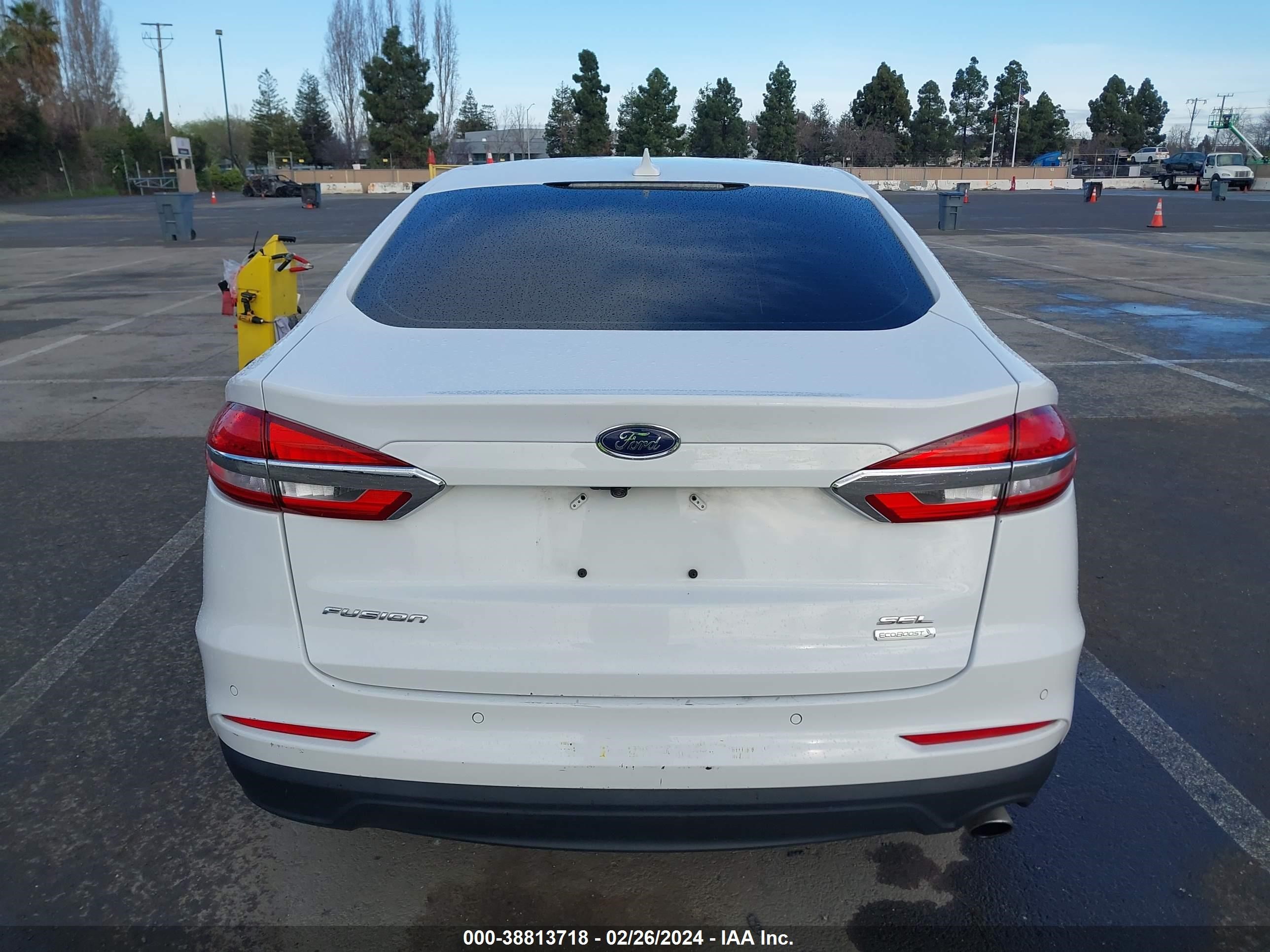 2019 Ford Fusion Sel vin: 3FA6P0CD5KR269317