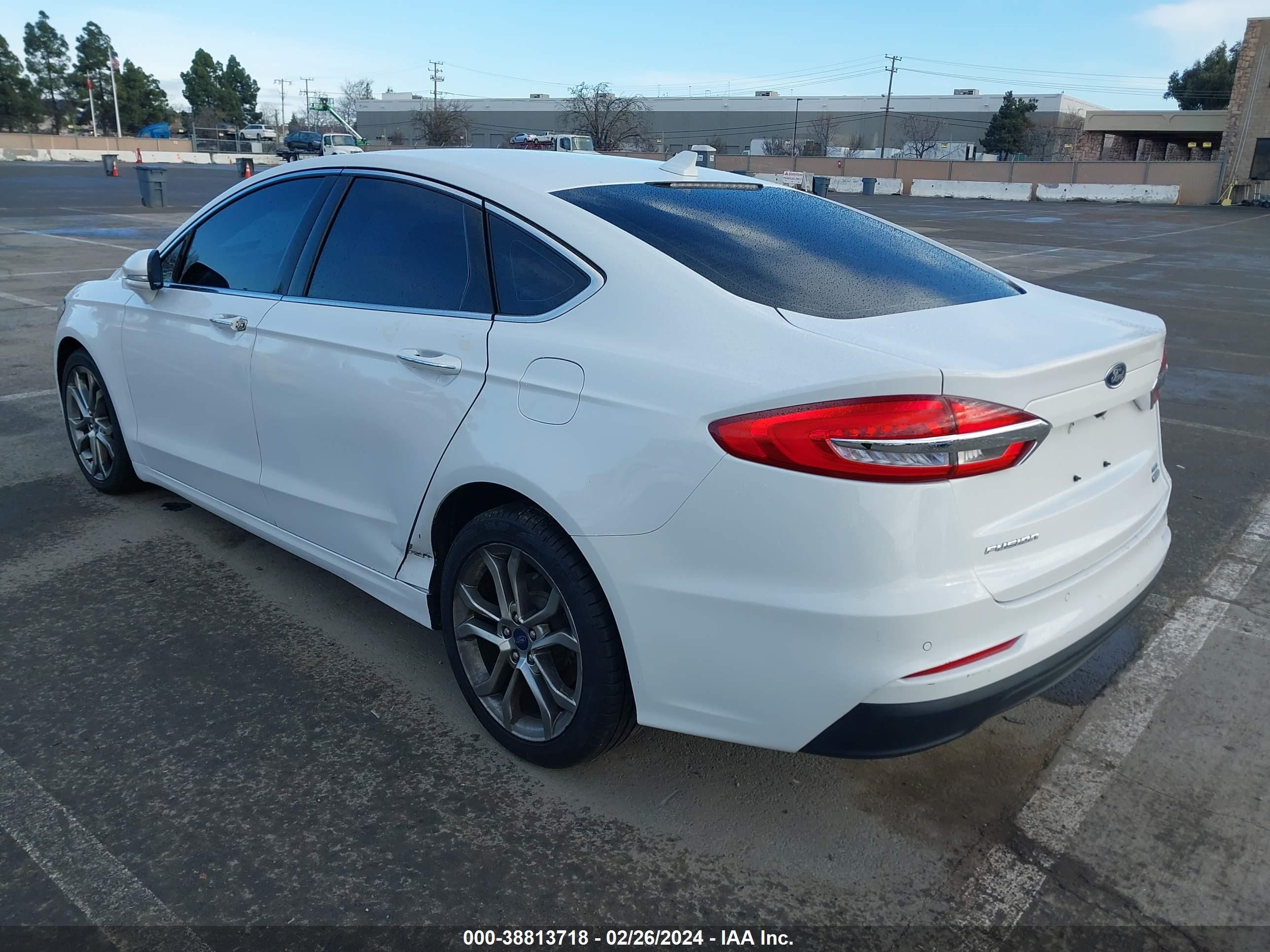 2019 Ford Fusion Sel vin: 3FA6P0CD5KR269317