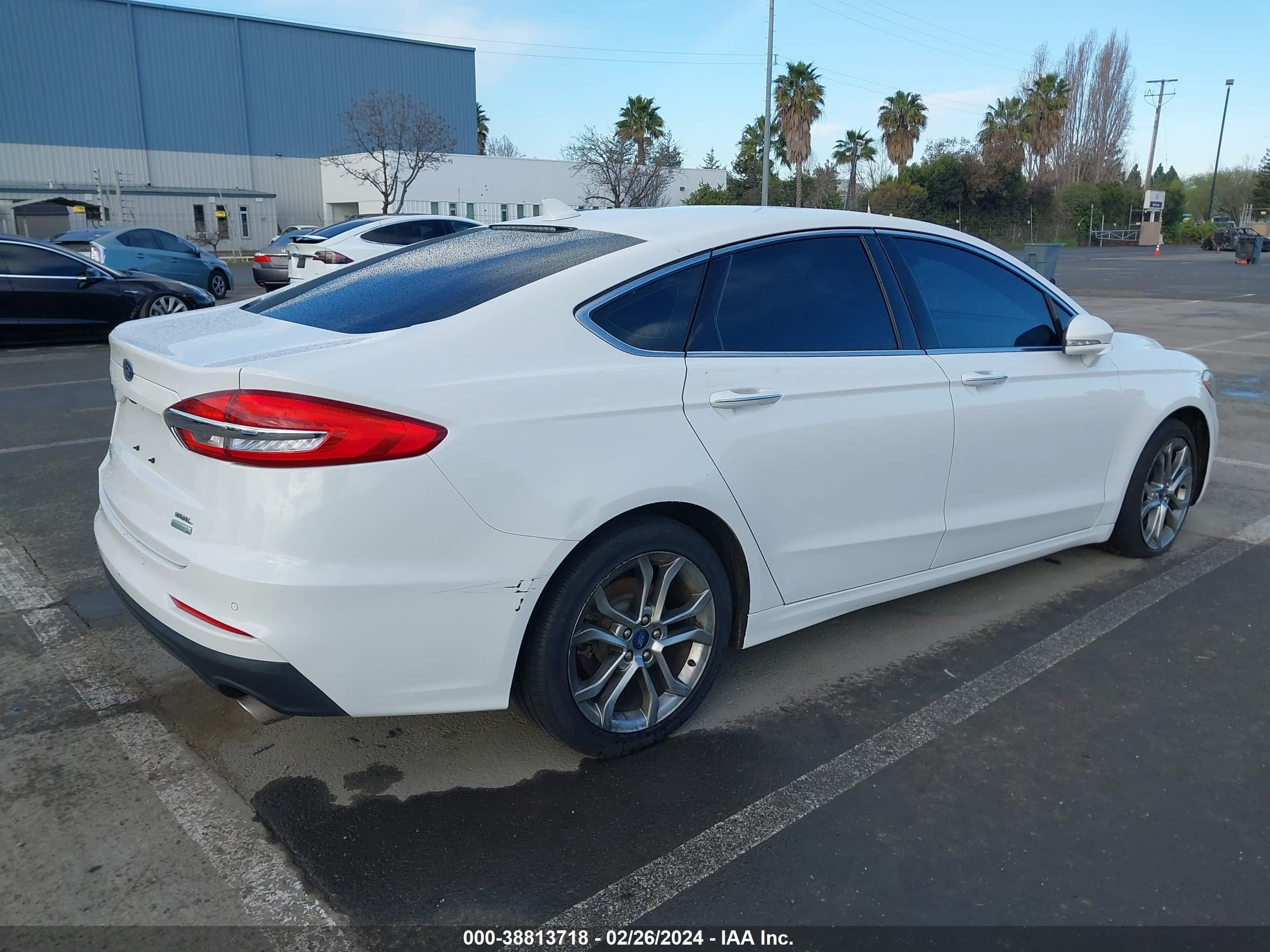 2019 Ford Fusion Sel vin: 3FA6P0CD5KR269317