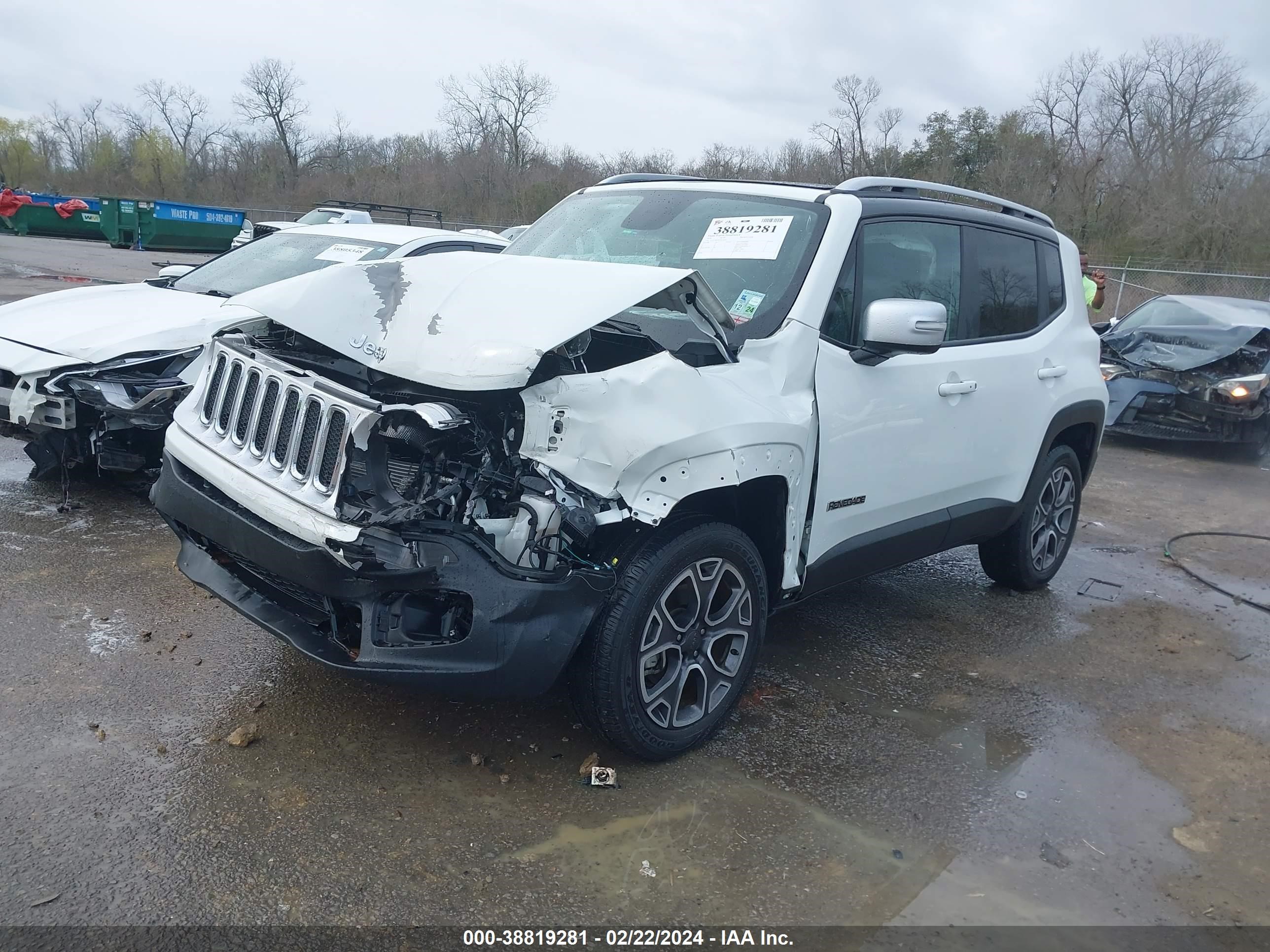 2018 Jeep Renegade Limited 4X4 vin: ZACCJBDB7JPG95641