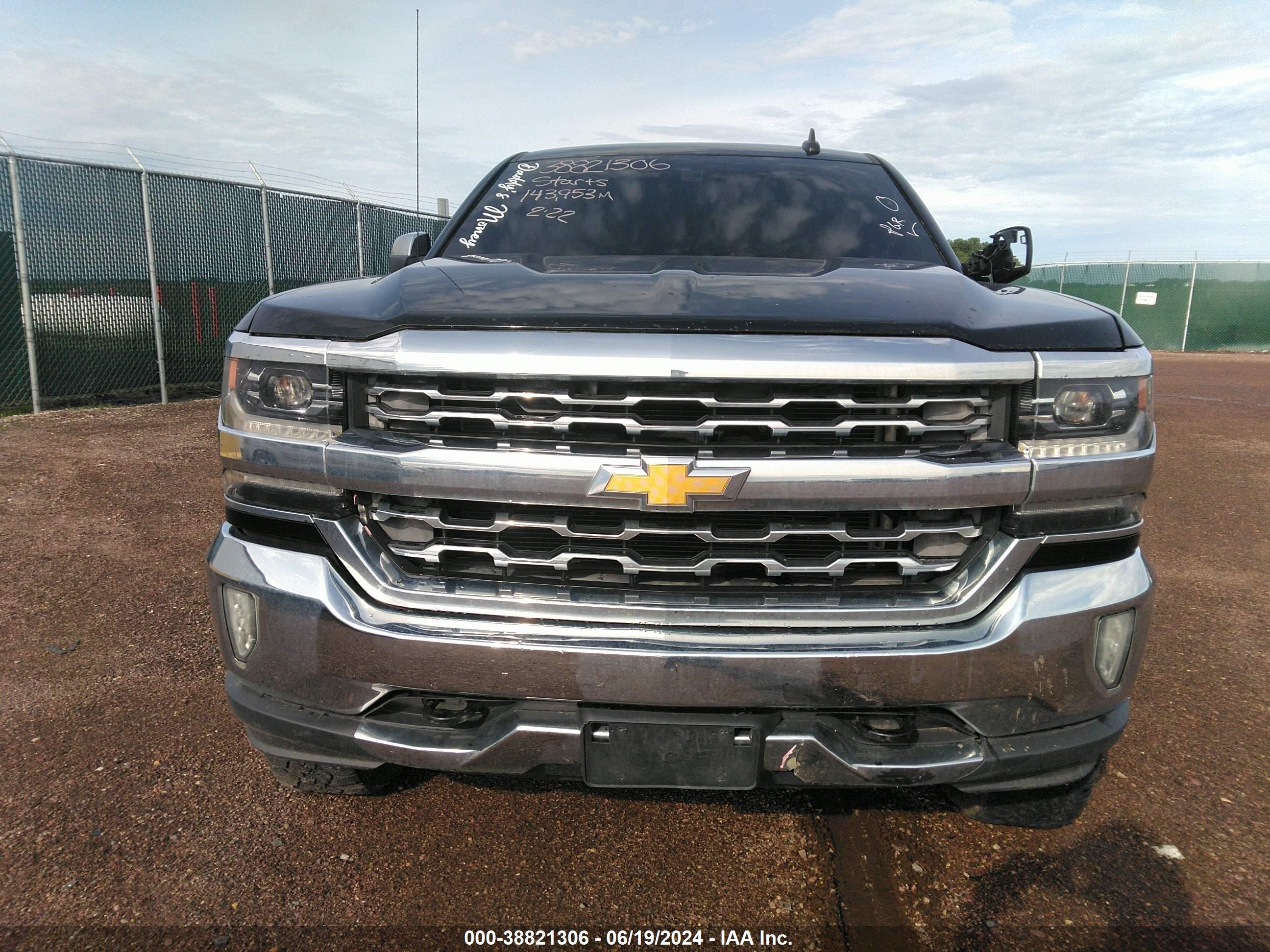 2016 Chevrolet Silverado 1500 1Lz vin: 3GCUKSEC6GG124404