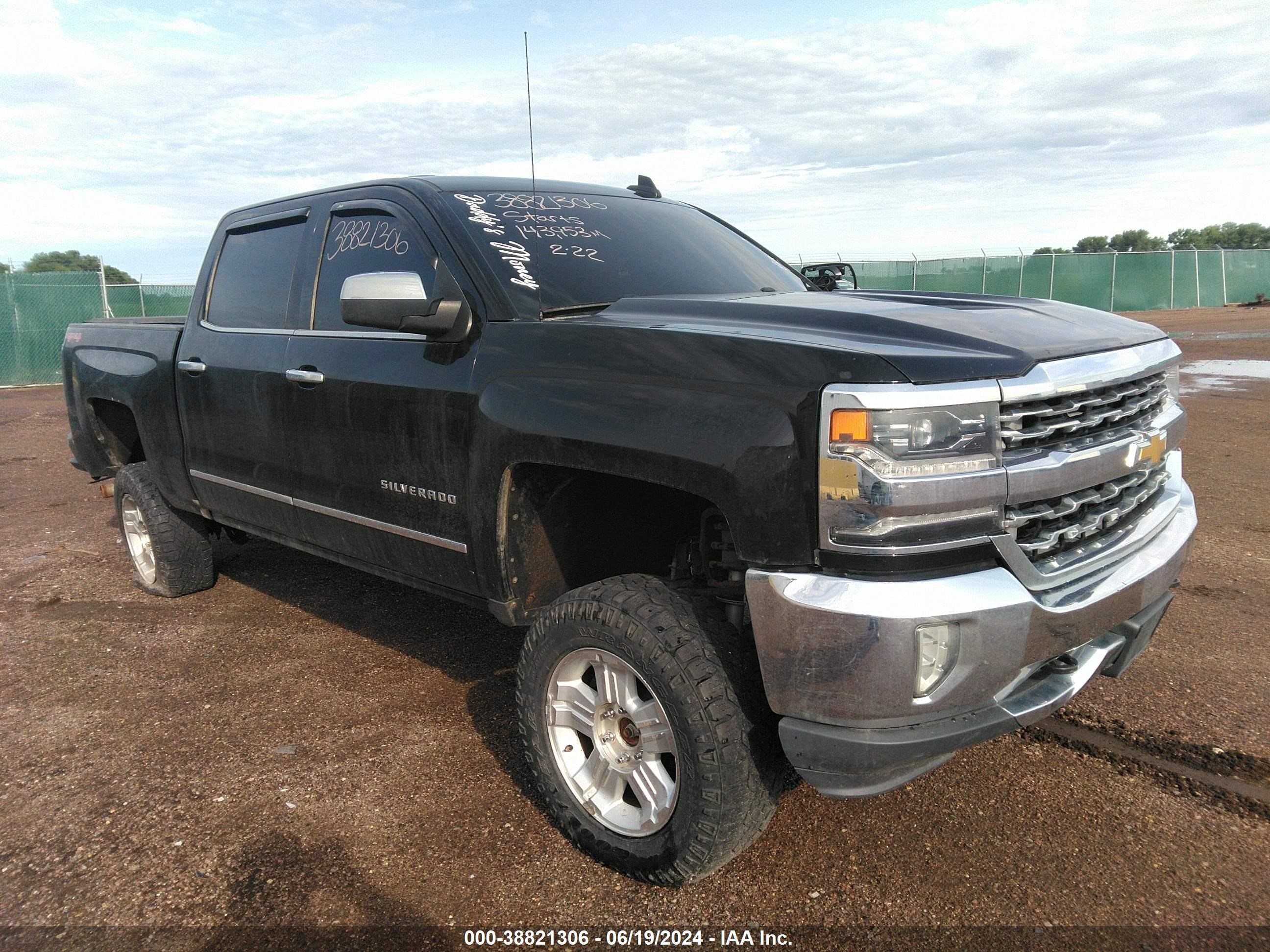 2016 Chevrolet Silverado 1500 1Lz vin: 3GCUKSEC6GG124404