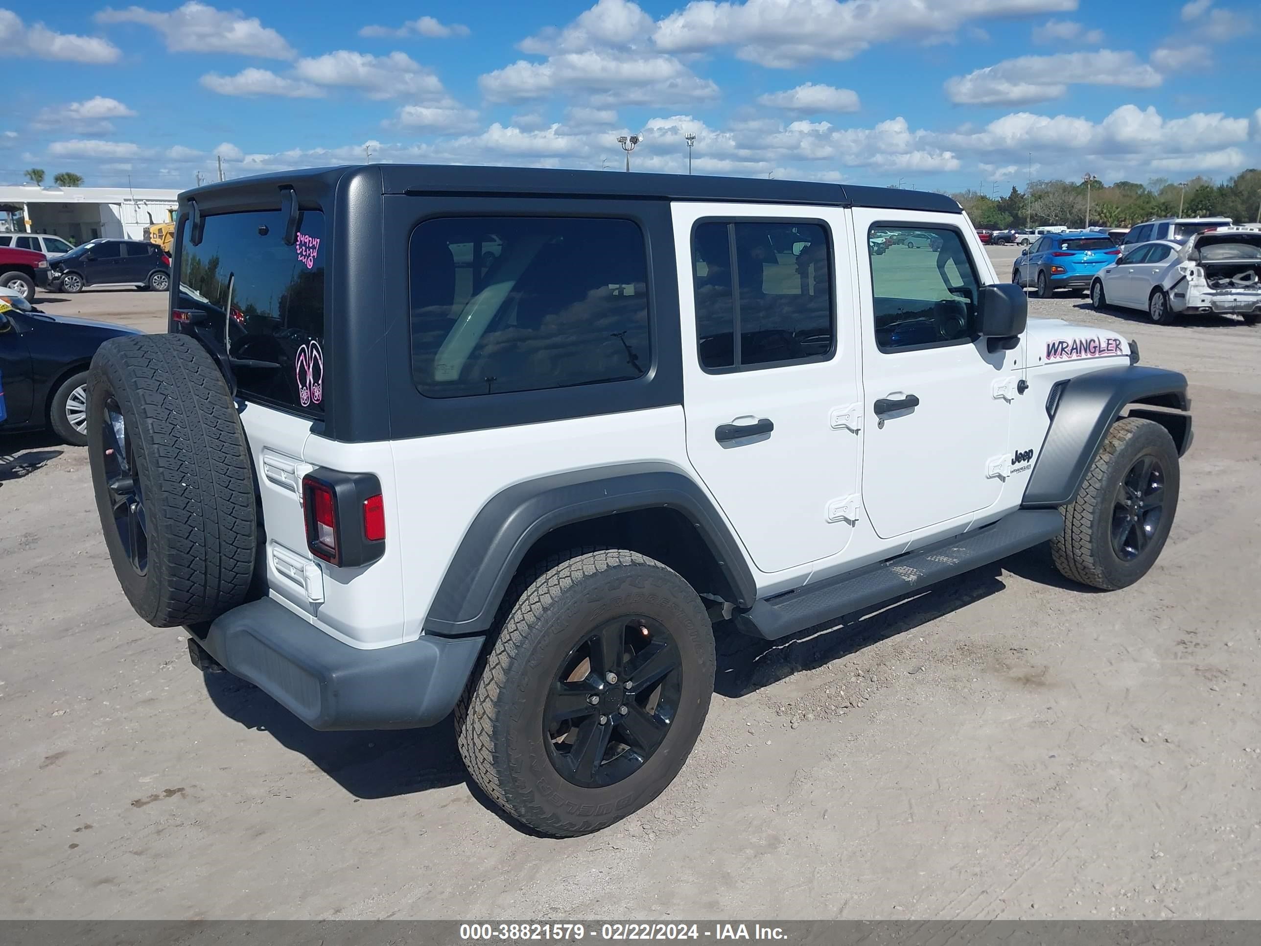 2021 Jeep Wrangler Unlimited Sport Altitude 4X4 vin: 1C4HJXDN5MW507476